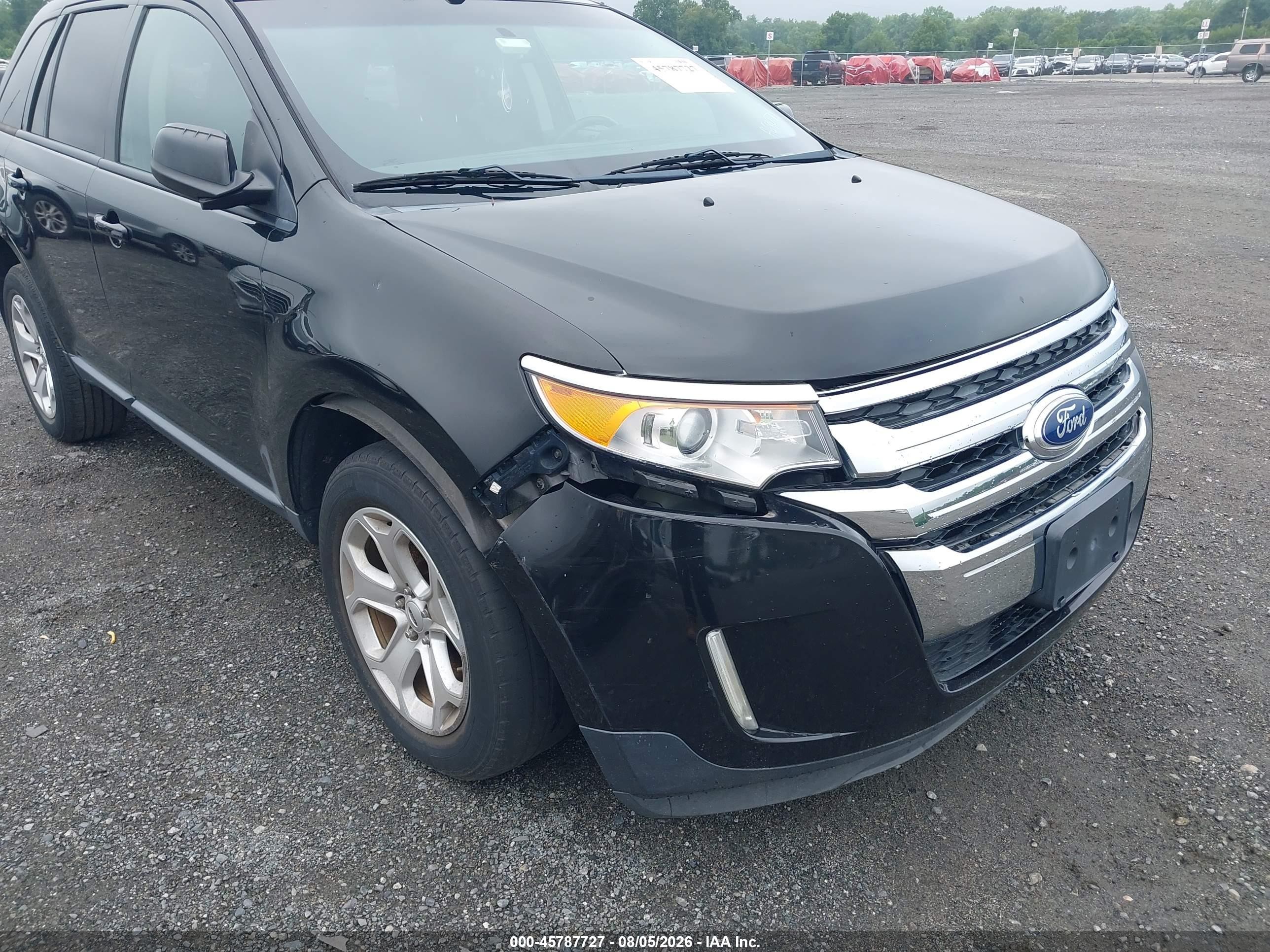 2014 Ford Edge Sel Black vin: 2FMDK4JC2EBA68071