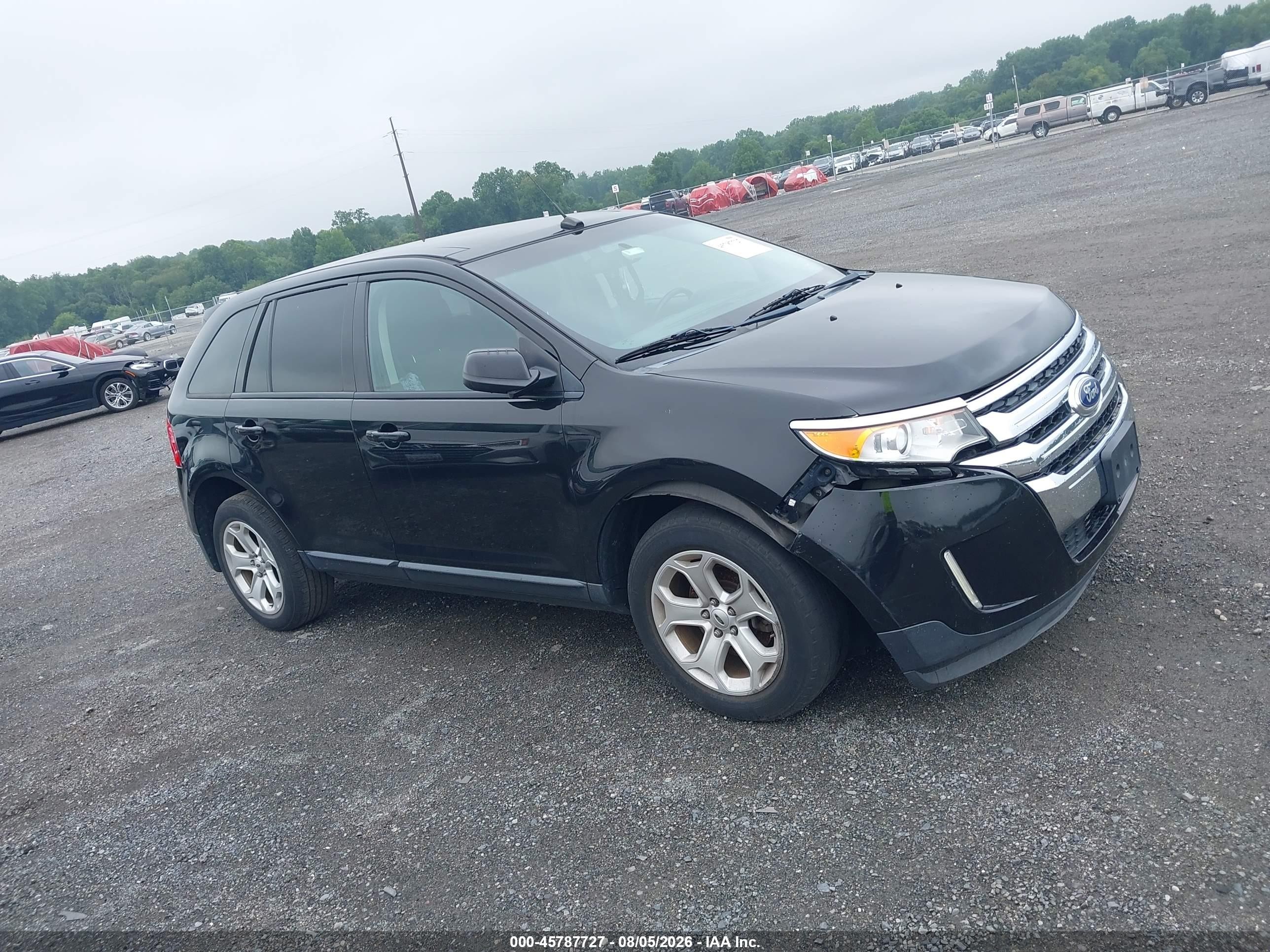 2014 Ford Edge Sel Black vin: 2FMDK4JC2EBA68071