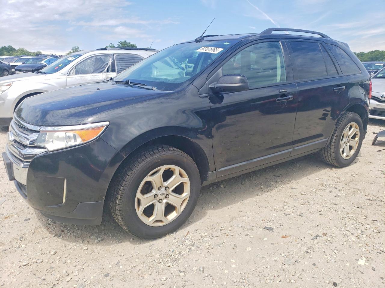 2014 Ford Edge Sel Black vin: 2FMDK4JC2EBA84223