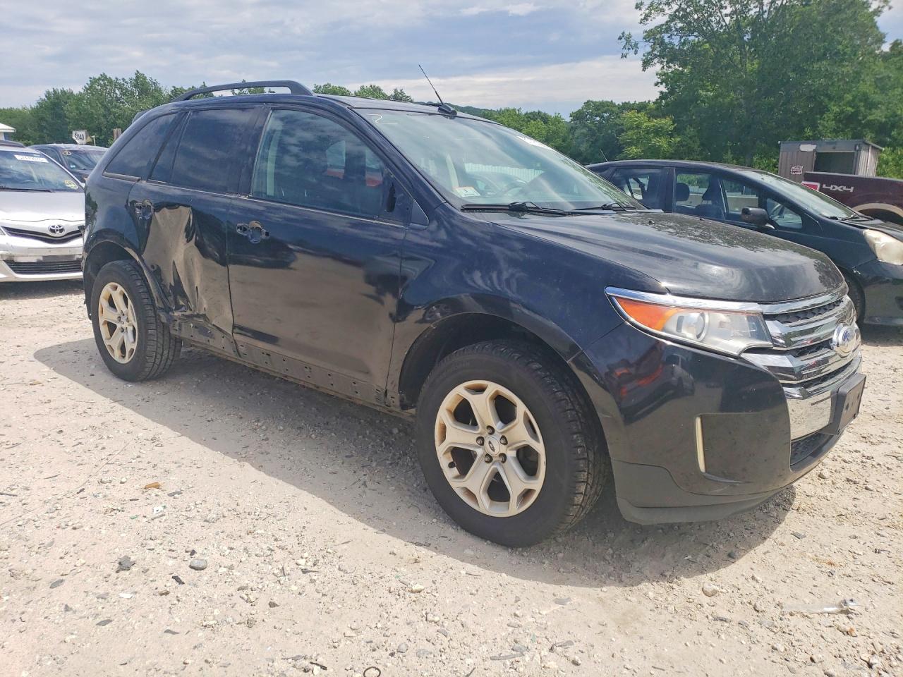 2014 Ford Edge Sel Black vin: 2FMDK4JC2EBA84223