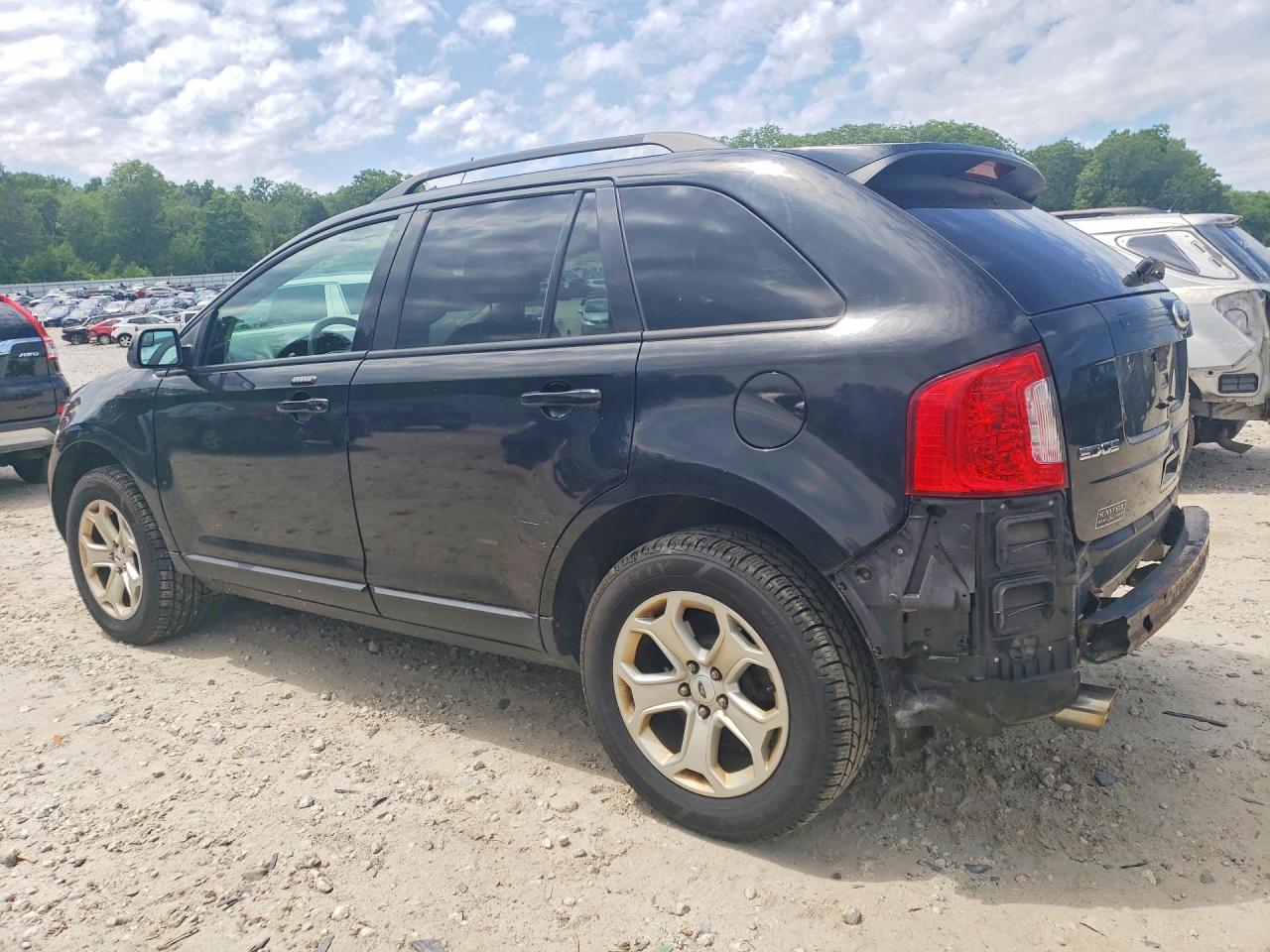 2014 Ford Edge Sel Black vin: 2FMDK4JC2EBA84223