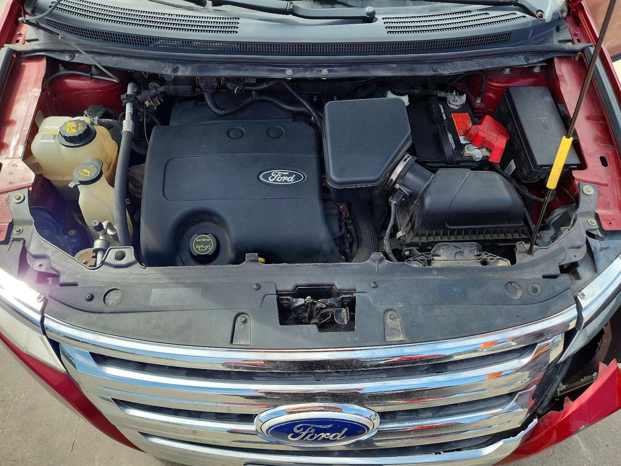 2014 Ford Edge Sel Red vin: 2FMDK4JC2EBB00467