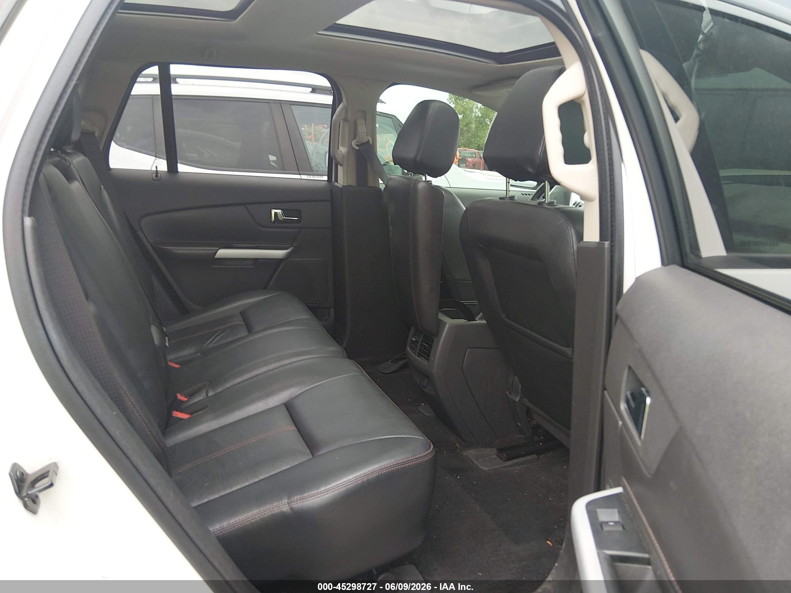 2014 Ford Edge Sel White vin: 2FMDK4JC2EBB28768