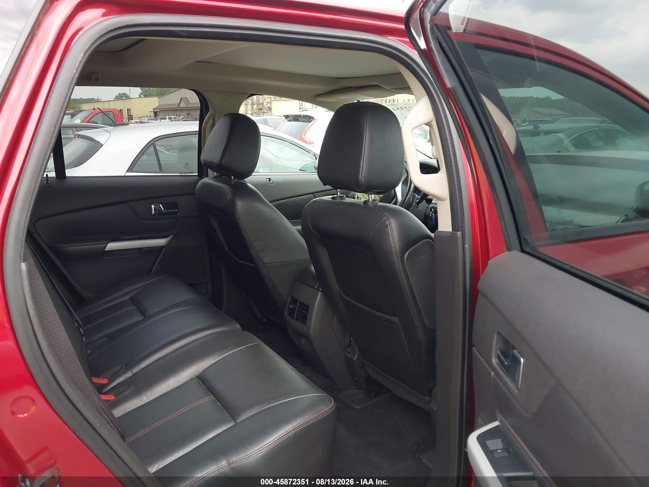 2014 Ford Edge Sel Red vin: 2FMDK4JC2EBB63309