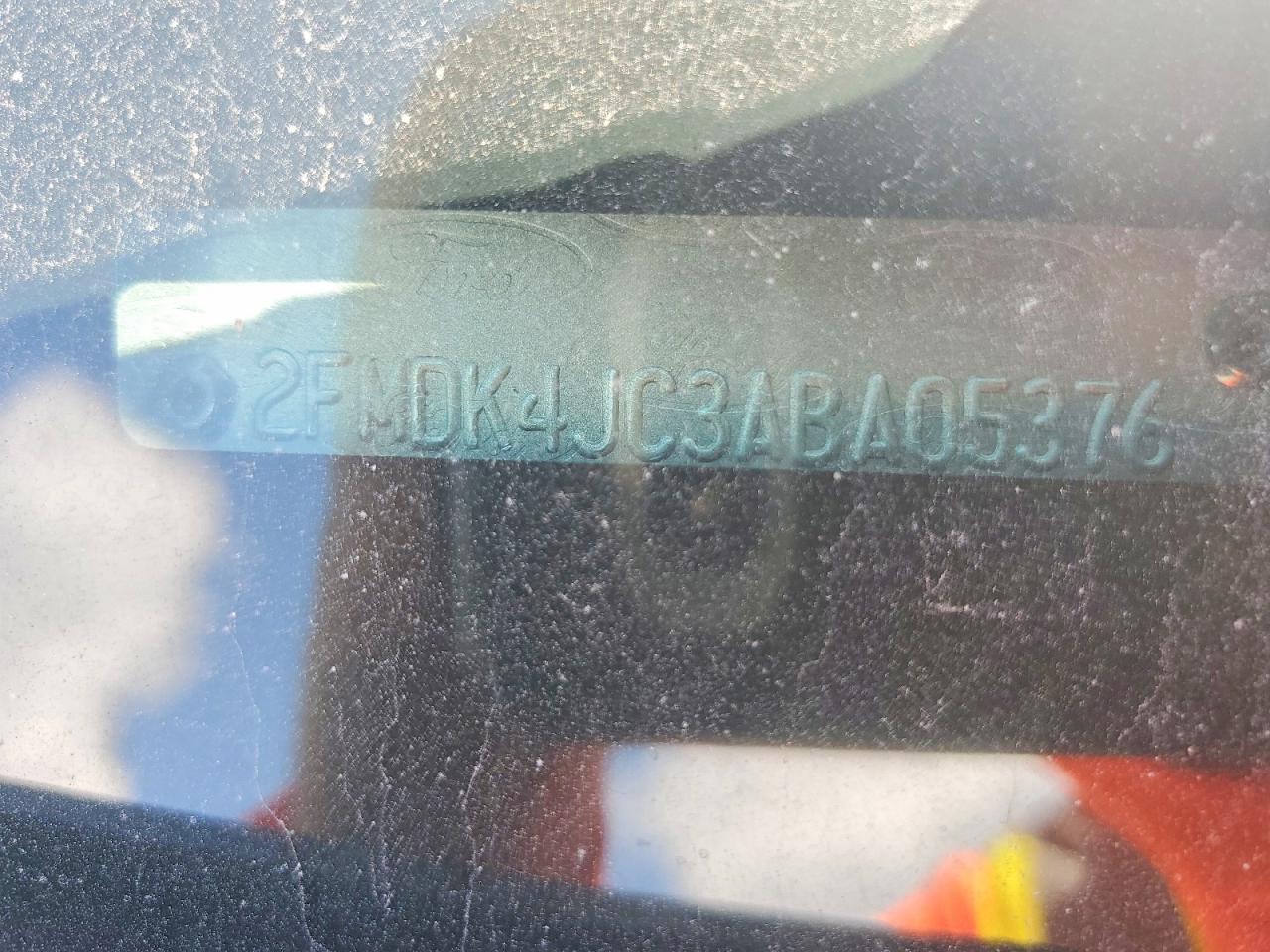 2010 Ford Edge Sel Charcoal vin: 2FMDK4JC3ABA05376