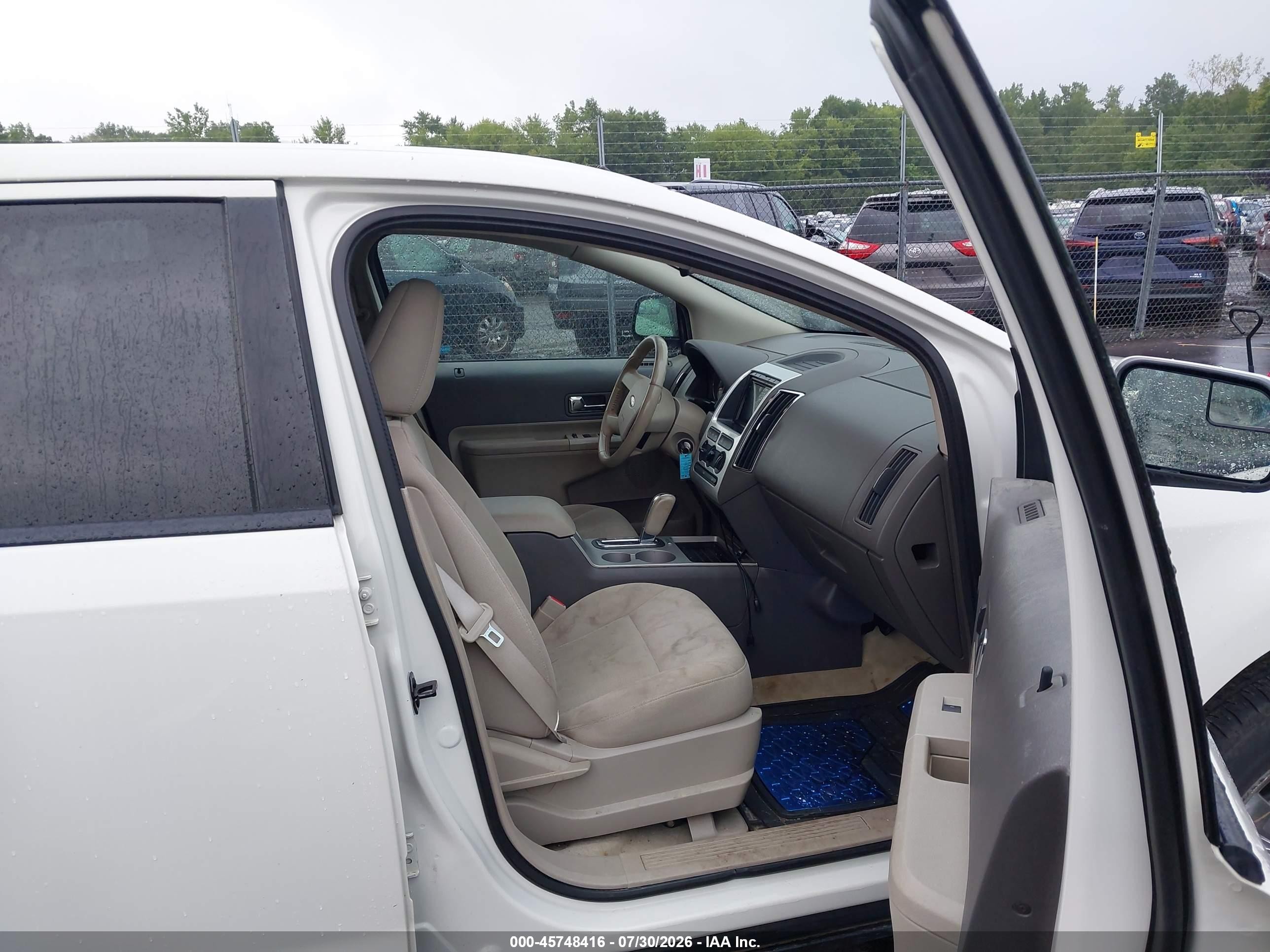 2010 Ford Edge Sel White vin: 2FMDK4JC3ABA24509