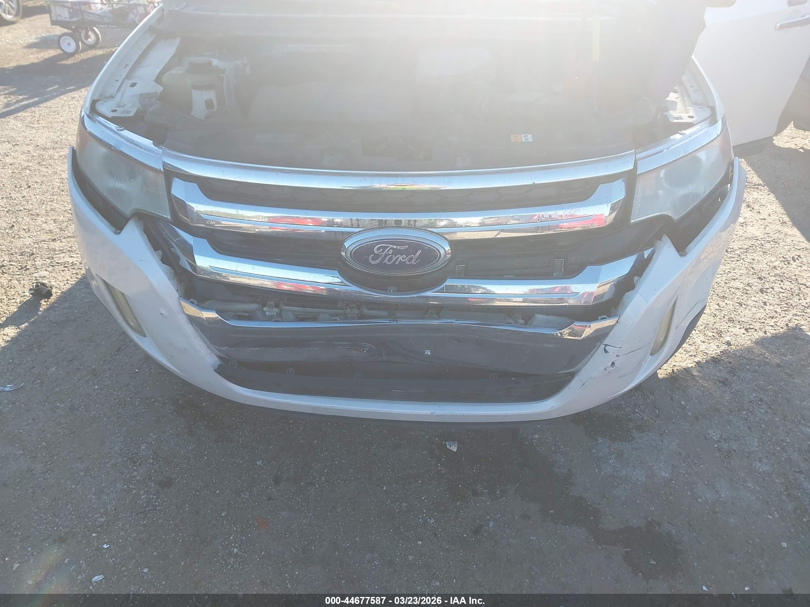 2011 Ford Edge Sel White vin: 2FMDK4JC3BBA90995