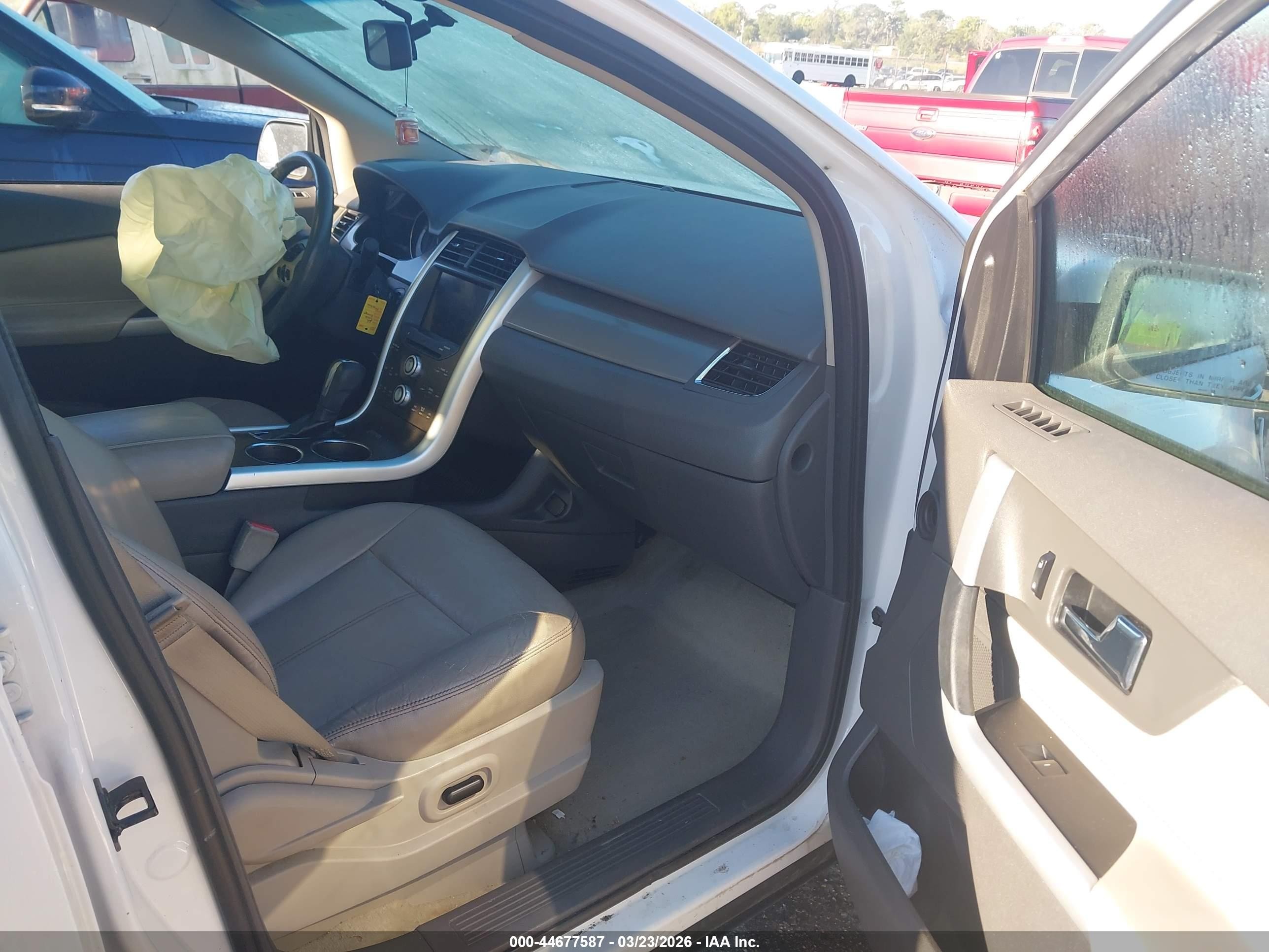 2011 Ford Edge Sel White vin: 2FMDK4JC3BBA90995