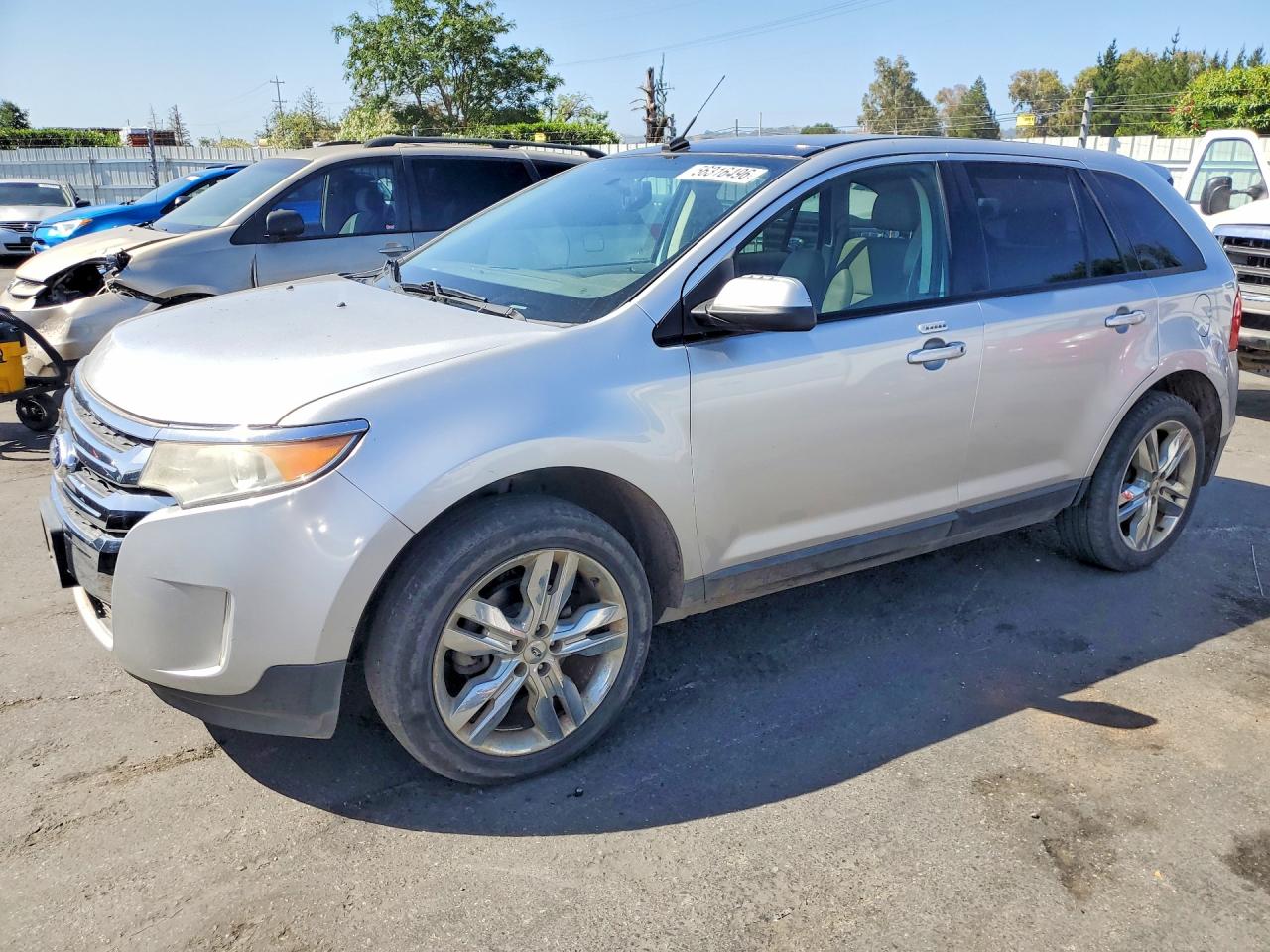 2012 Ford Edge Sel Серебряный vin: 2FMDK4JC3CBA04442