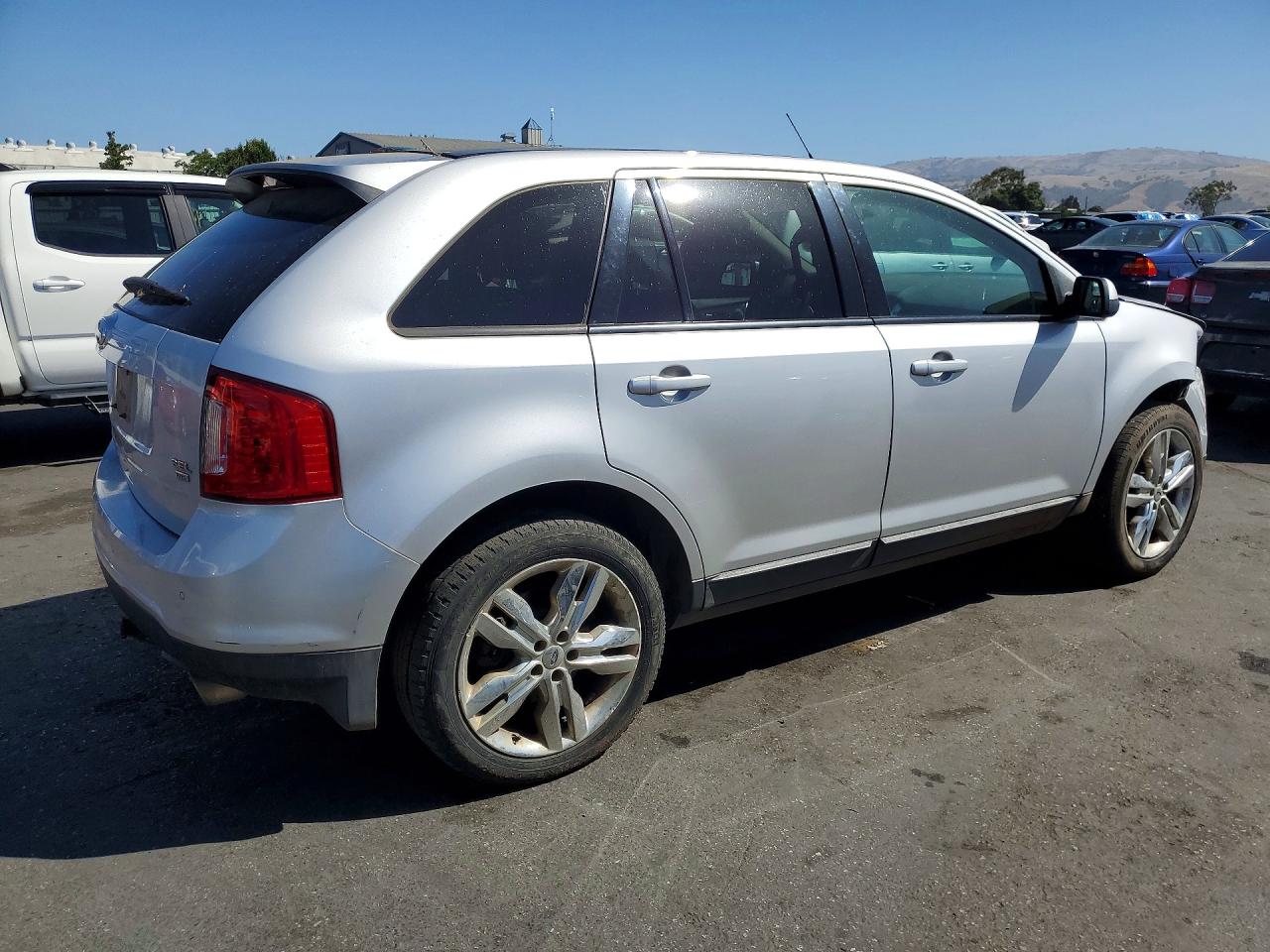 2012 Ford Edge Sel Silver vin: 2FMDK4JC3CBA04442