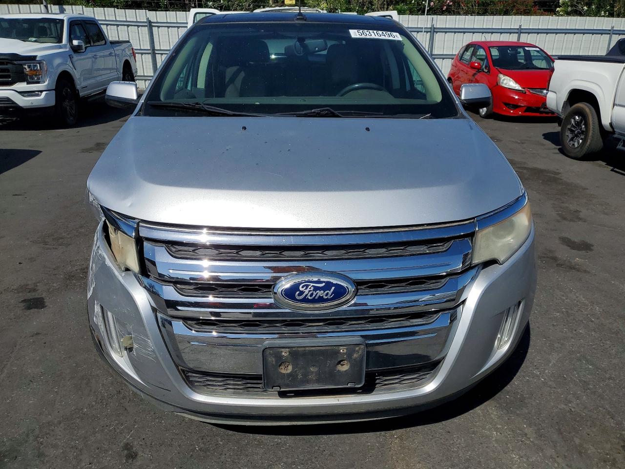 2012 Ford Edge Sel Silver vin: 2FMDK4JC3CBA04442