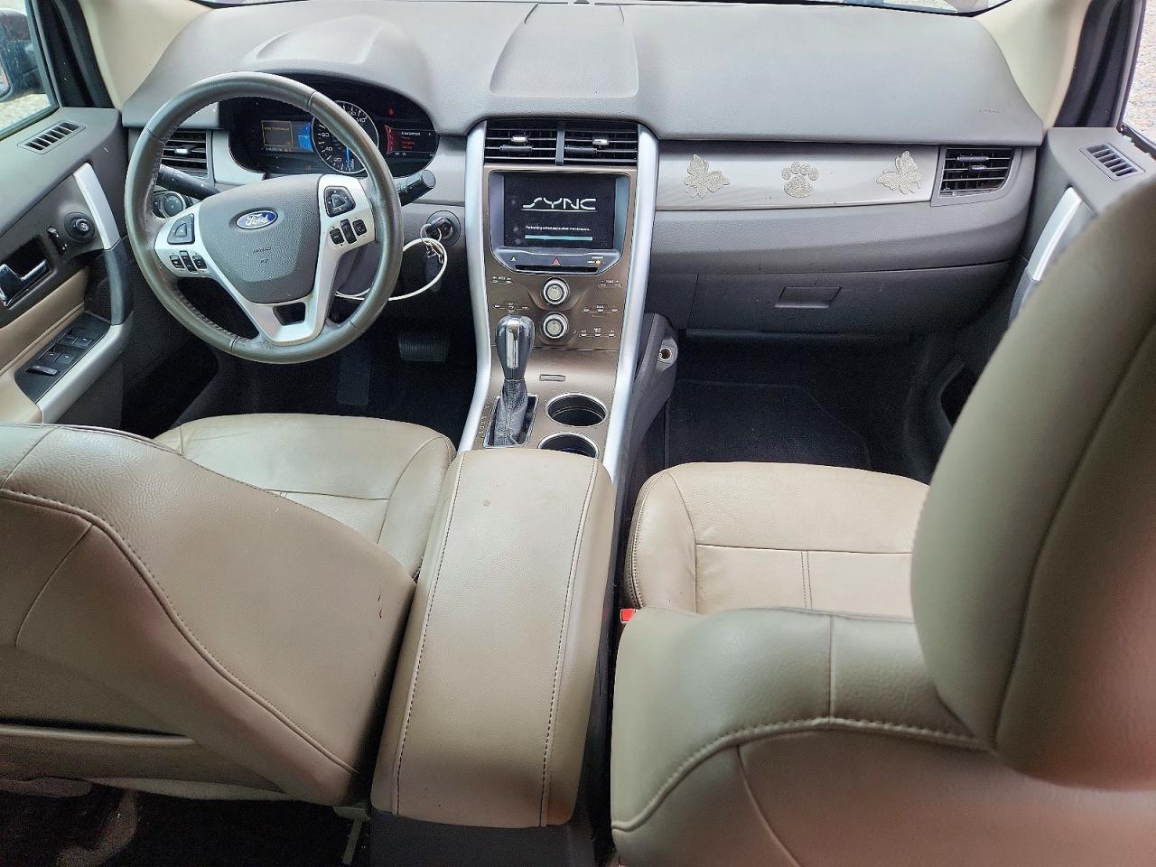 2012 Ford Edge Sel Burgundy vin: 2FMDK4JC3CBA27686