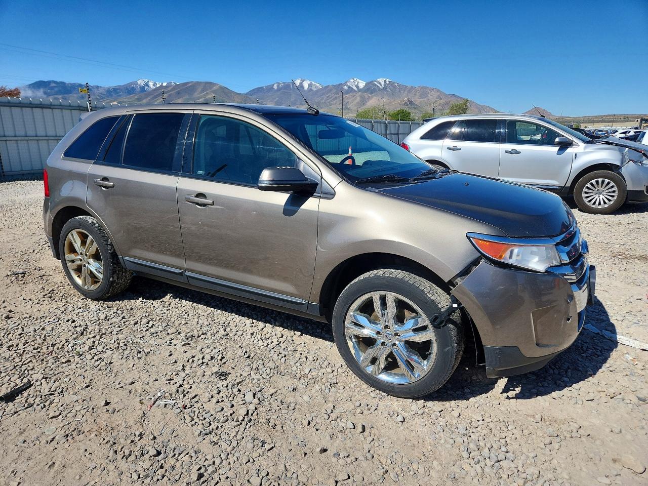 2012 Ford Edge Sel Beige vin: 2FMDK4JC3CBA81490