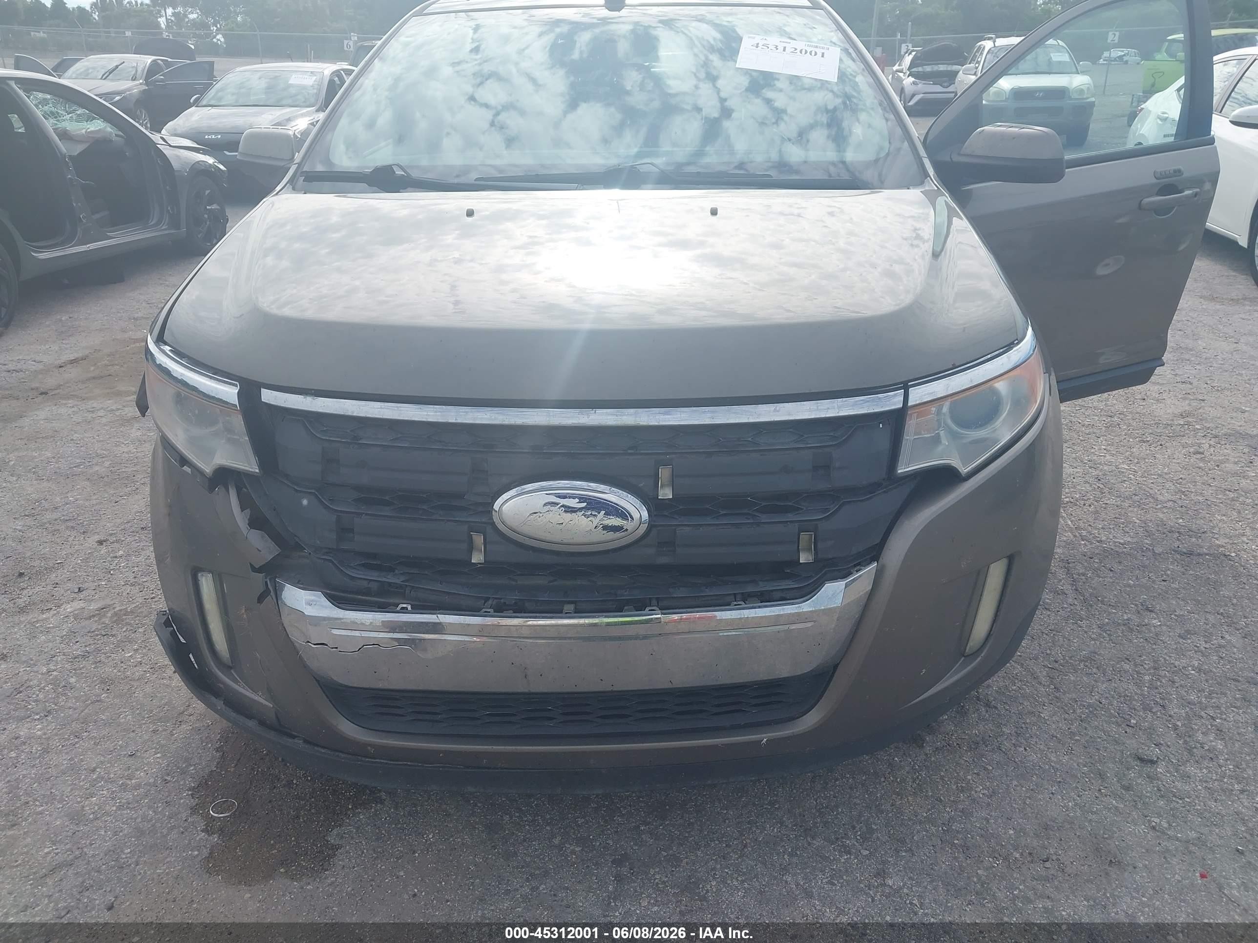2013 Ford Edge Sel Серый vin: 2FMDK4JC3DBB20922