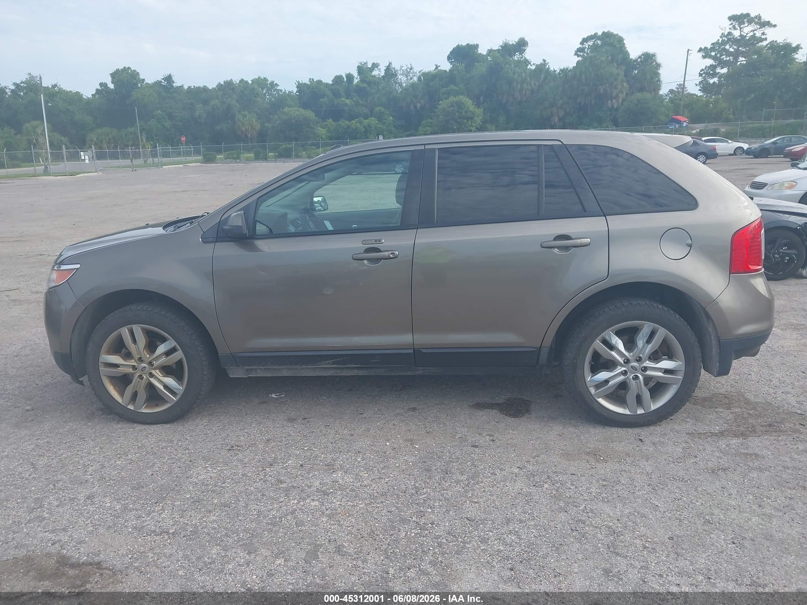 2013 Ford Edge Sel Серый vin: 2FMDK4JC3DBB20922