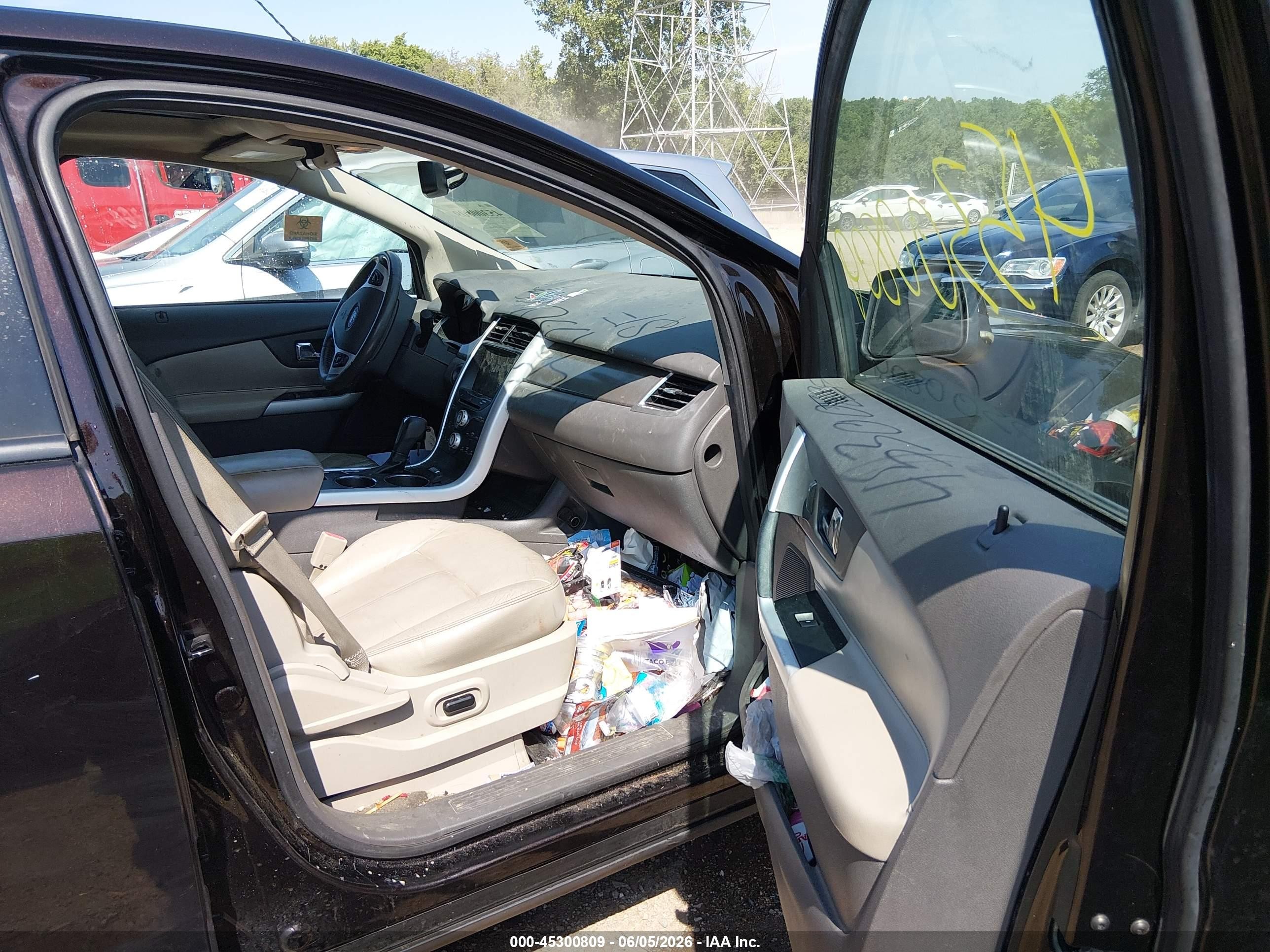 2013 Ford Edge Sel Black vin: 2FMDK4JC3DBB36506