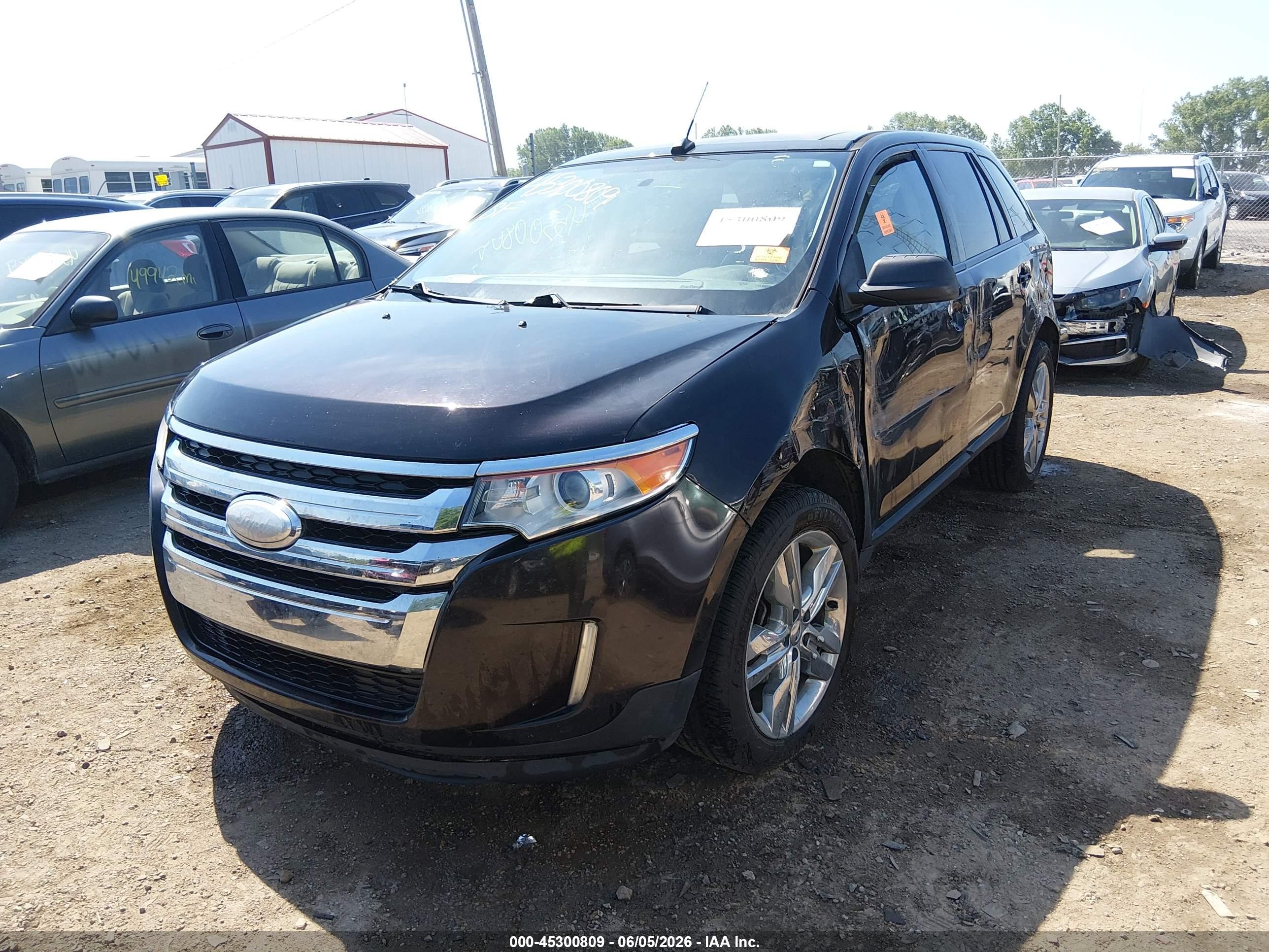 2013 Ford Edge Sel Black vin: 2FMDK4JC3DBB36506