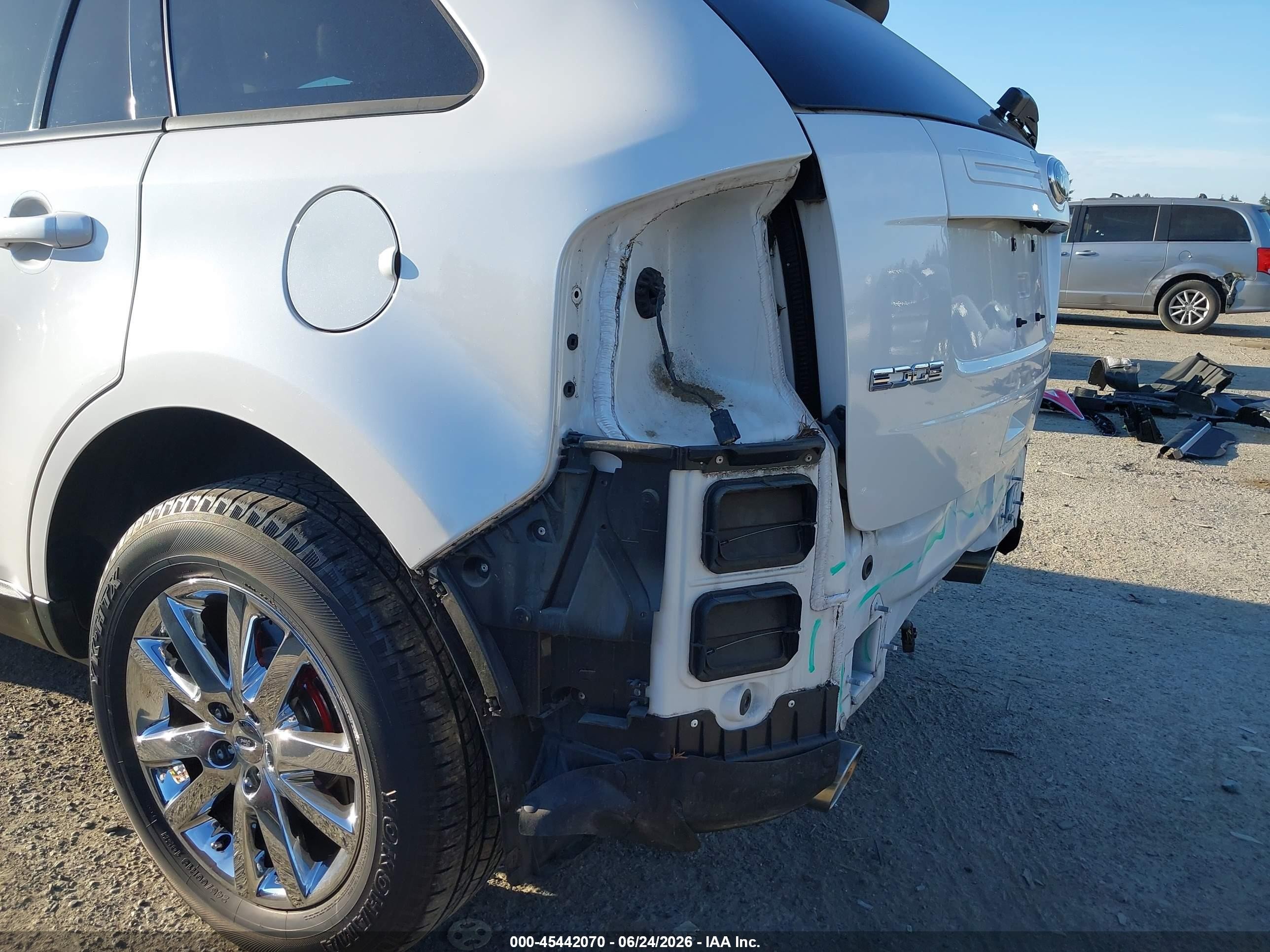 2013 Ford Edge Sel White vin: 2FMDK4JC3DBB67304