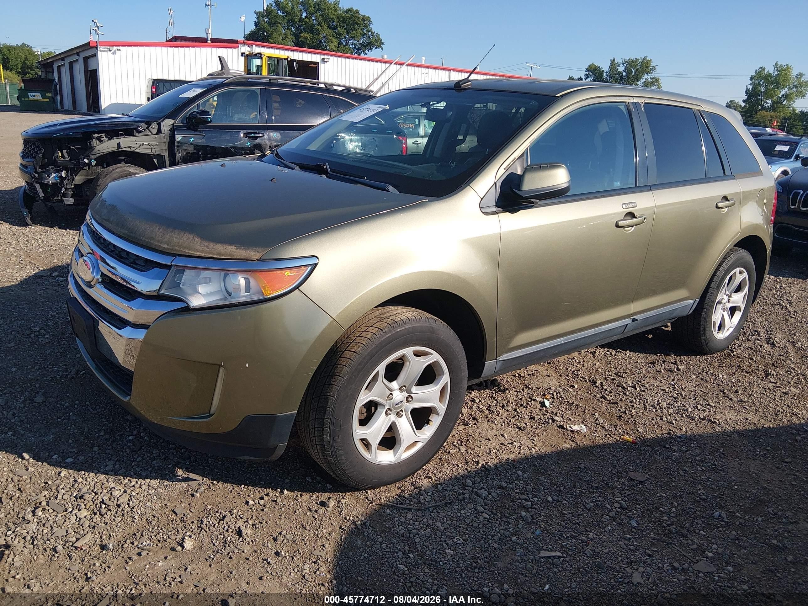 2013 Ford Edge Sel Gold vin: 2FMDK4JC3DBB69442
