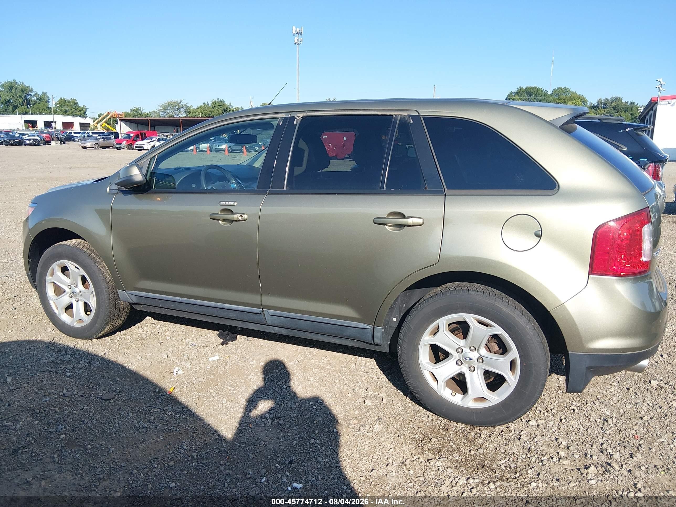 2013 Ford Edge Sel Gold vin: 2FMDK4JC3DBB69442
