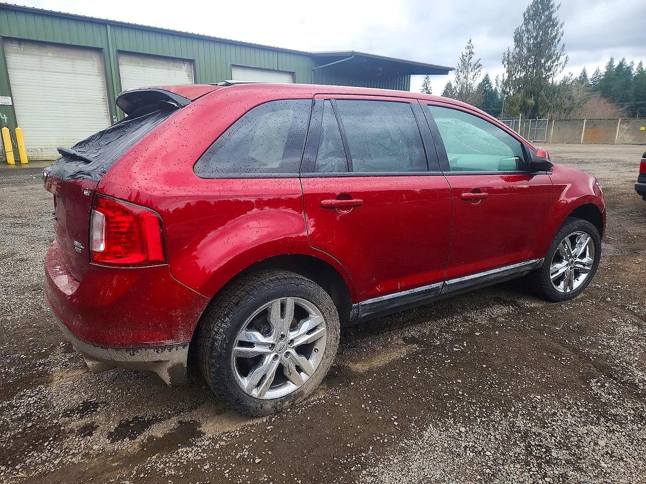 2013 Ford Edge Sel Red vin: 2FMDK4JC3DBC78385