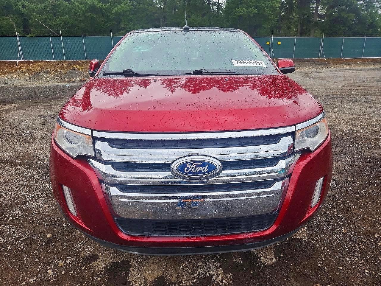 2013 Ford Edge Sel Red vin: 2FMDK4JC3DBC78385