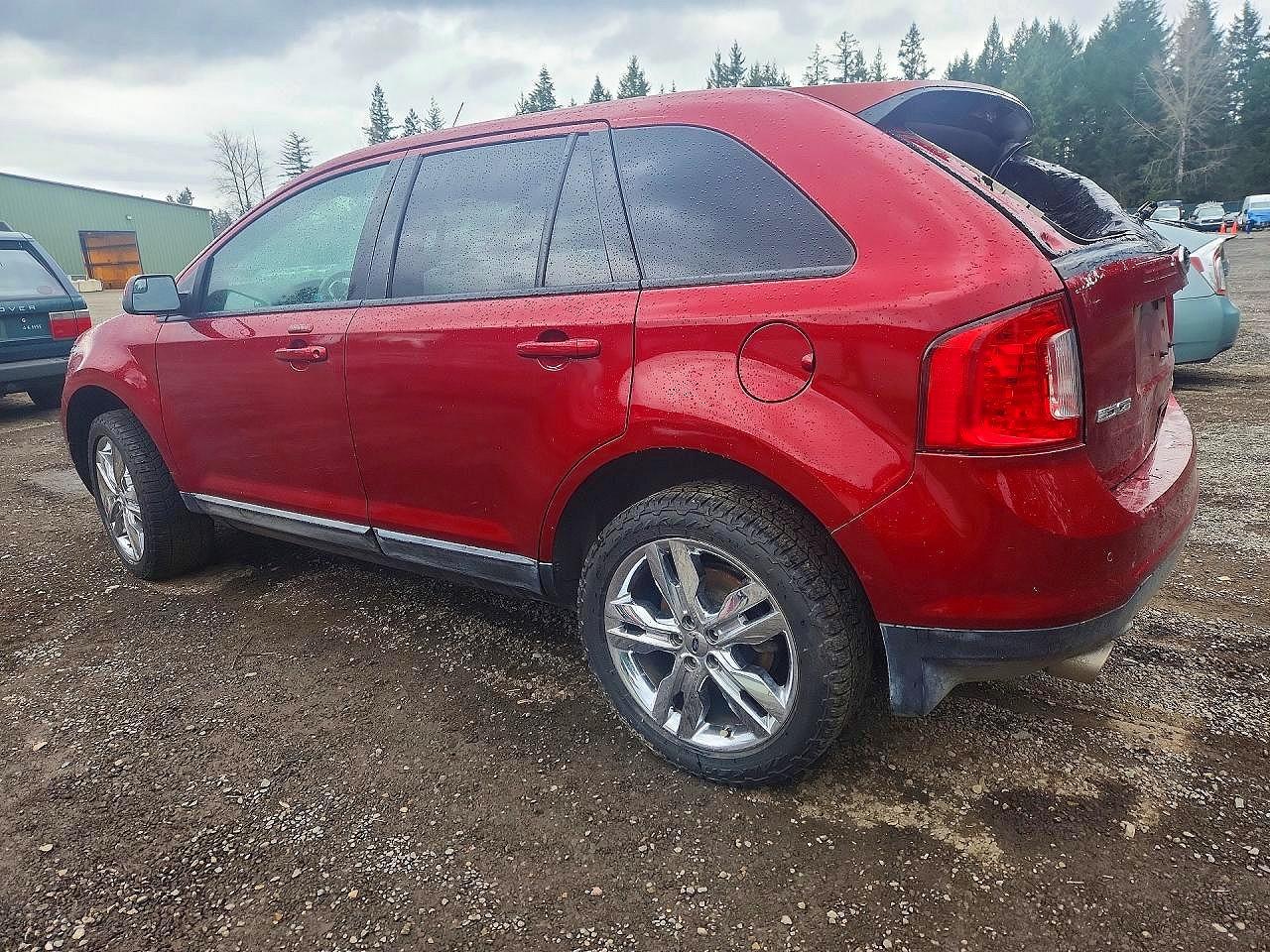 2013 Ford Edge Sel Red vin: 2FMDK4JC3DBC78385