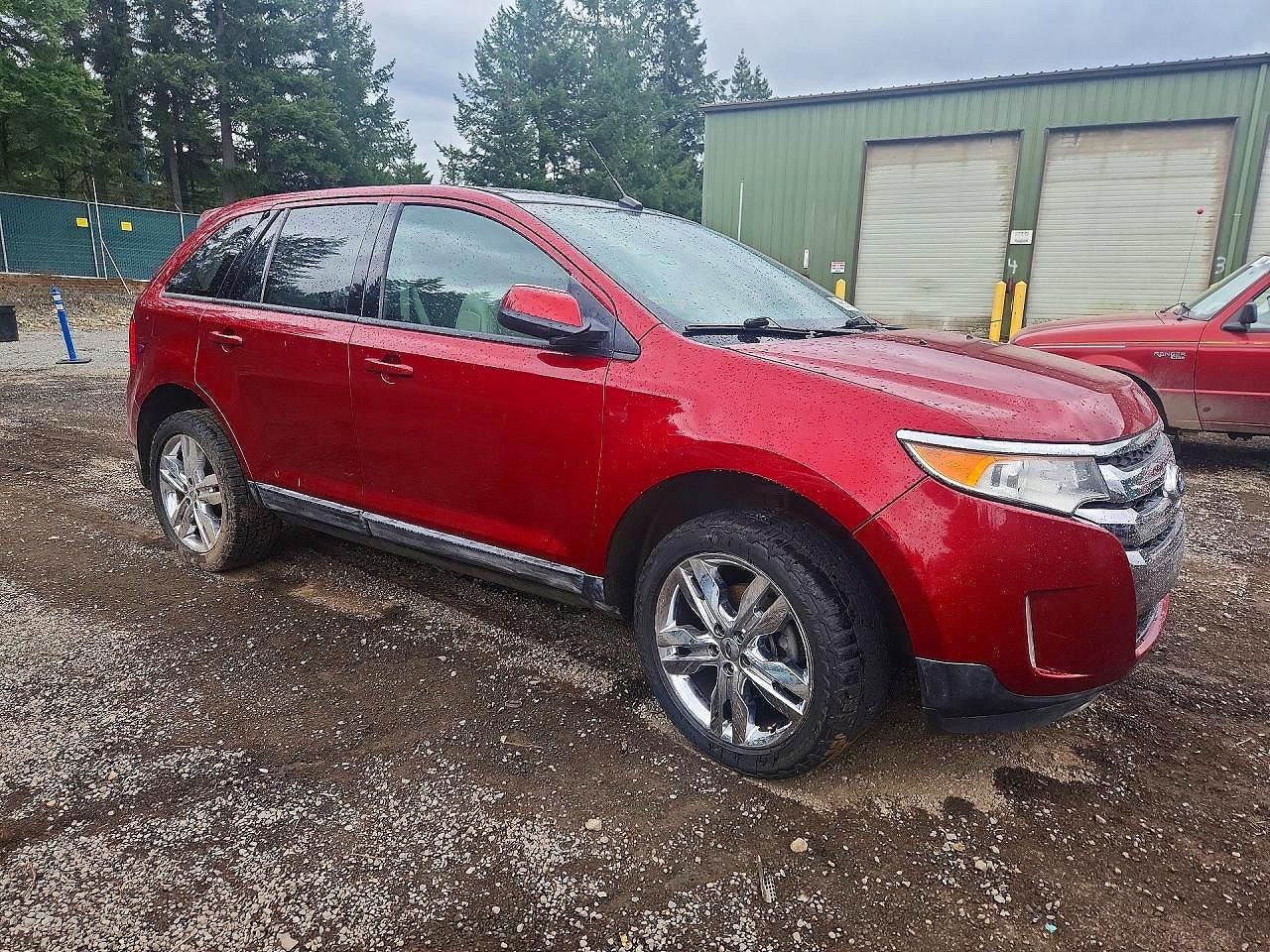 2013 Ford Edge Sel Red vin: 2FMDK4JC3DBC78385