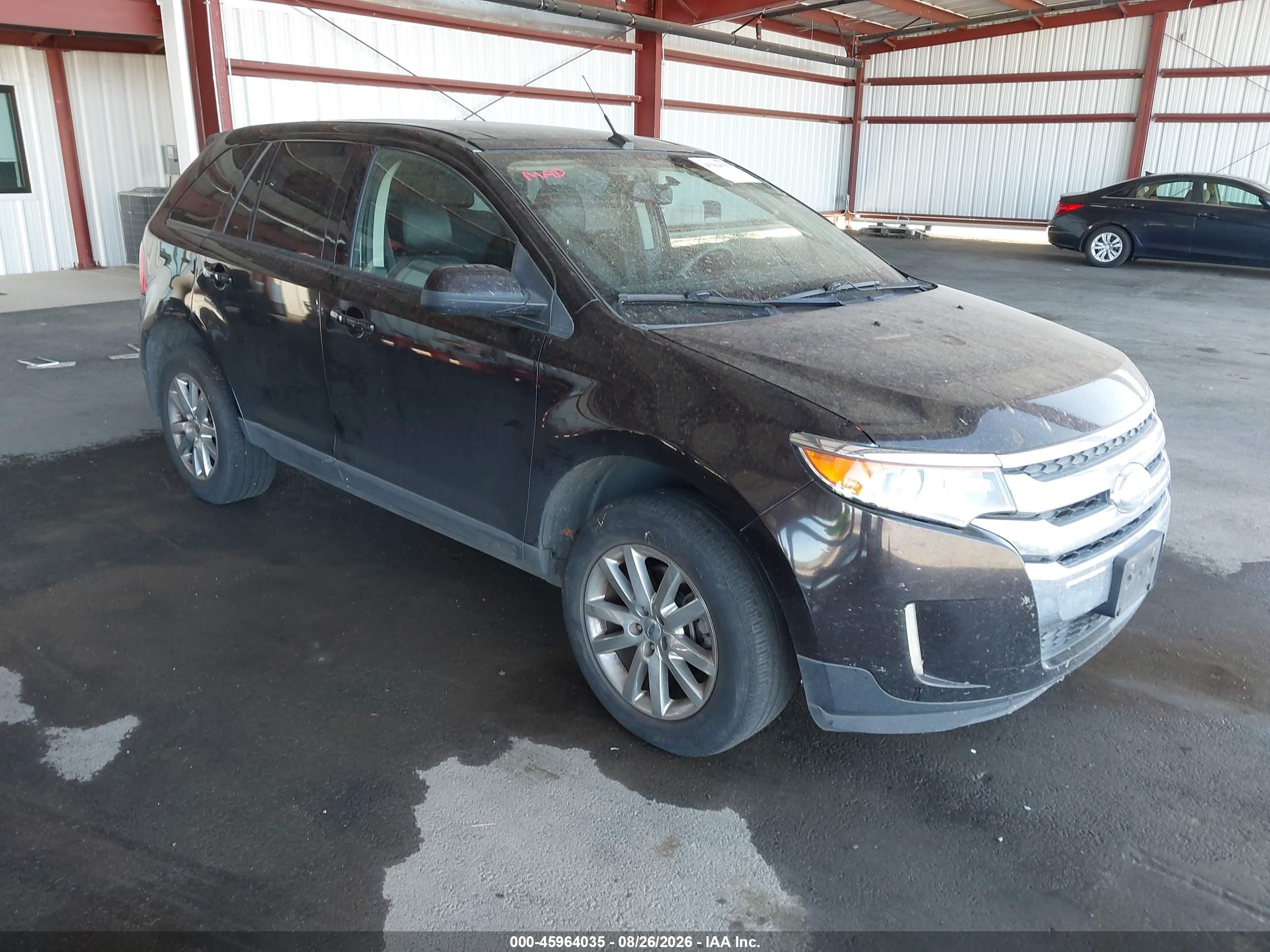 2013 Ford Edge Sel Black vin: 2FMDK4JC3DBE34764