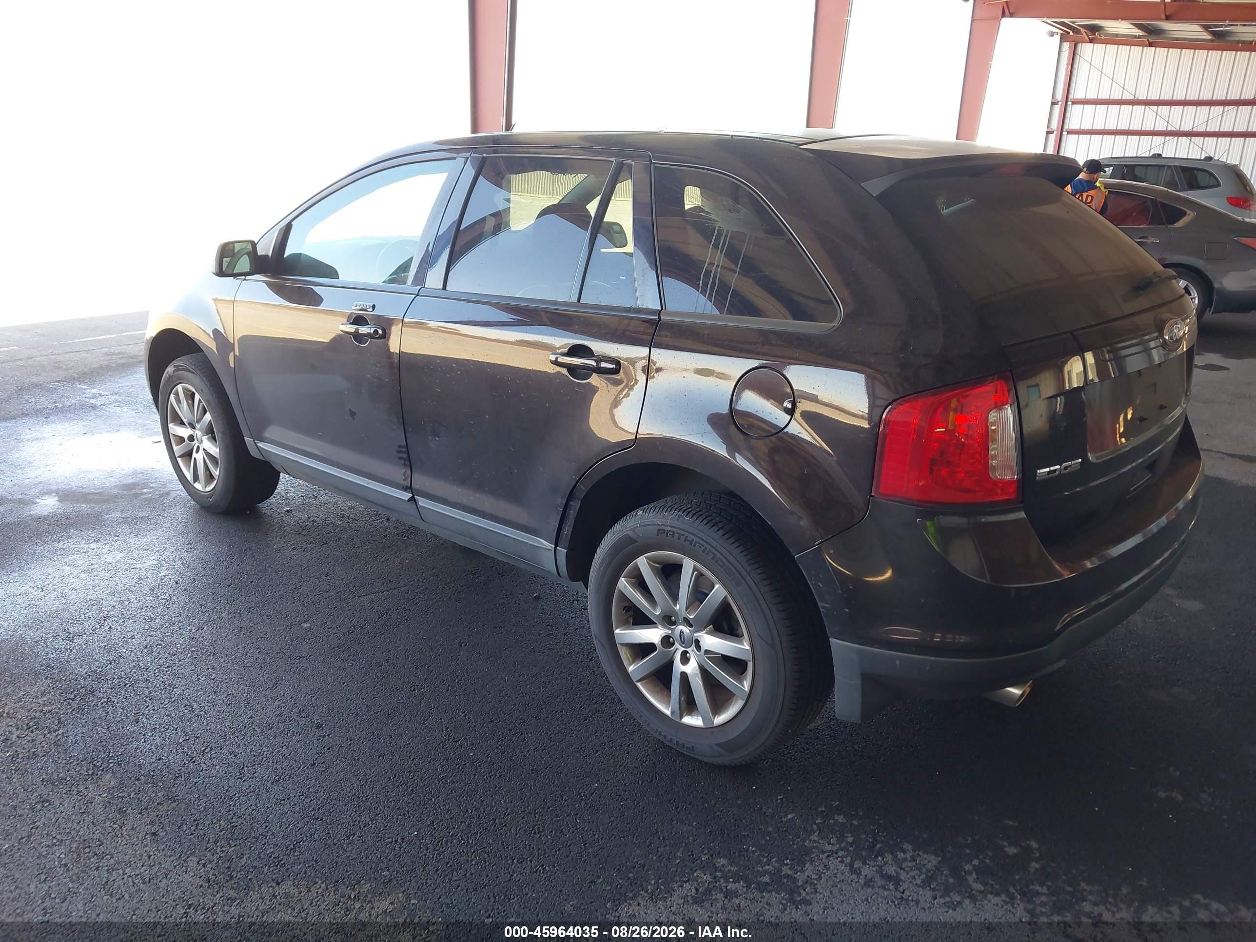 2013 Ford Edge Sel Black vin: 2FMDK4JC3DBE34764