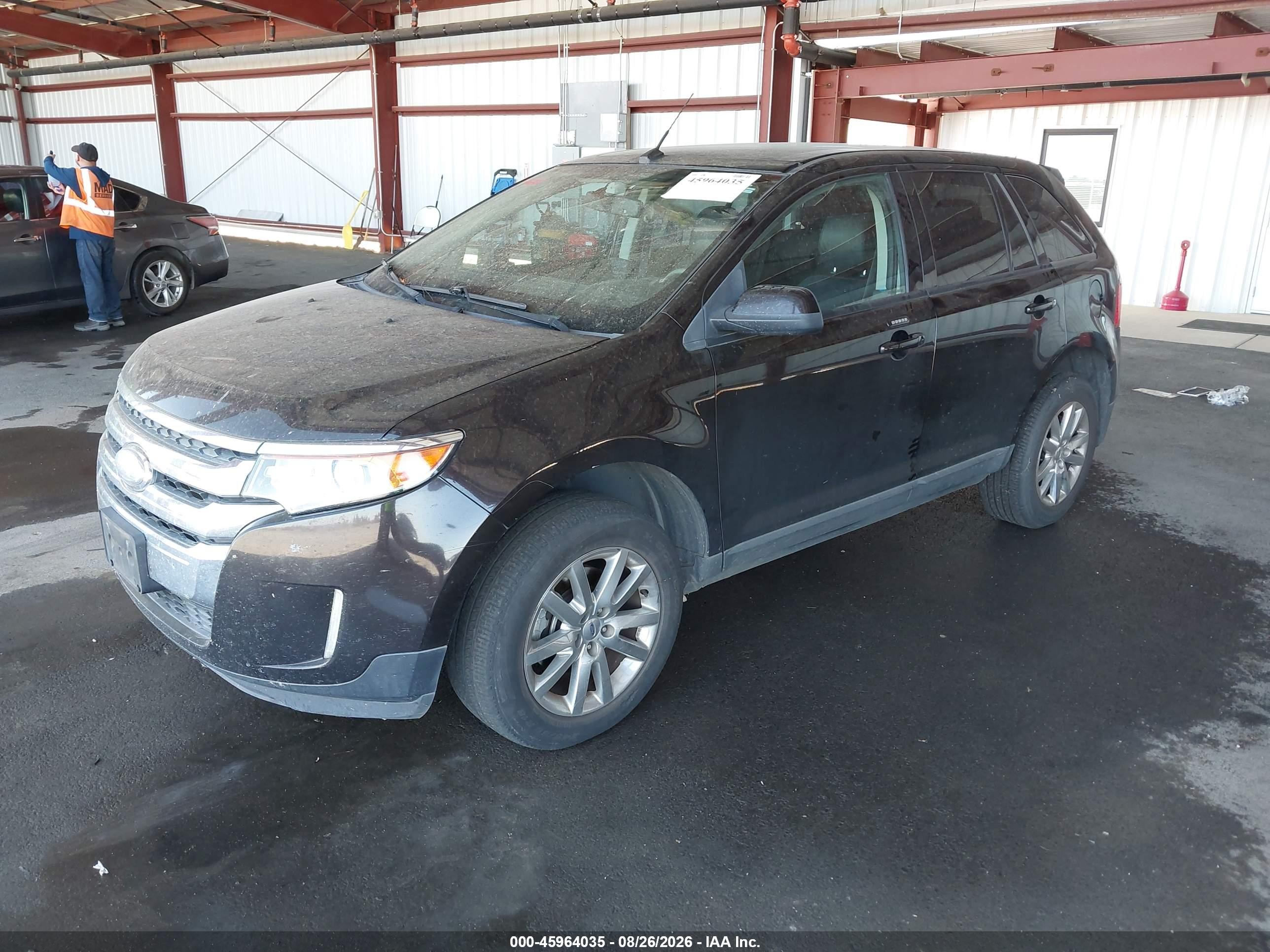 2013 Ford Edge Sel Black vin: 2FMDK4JC3DBE34764