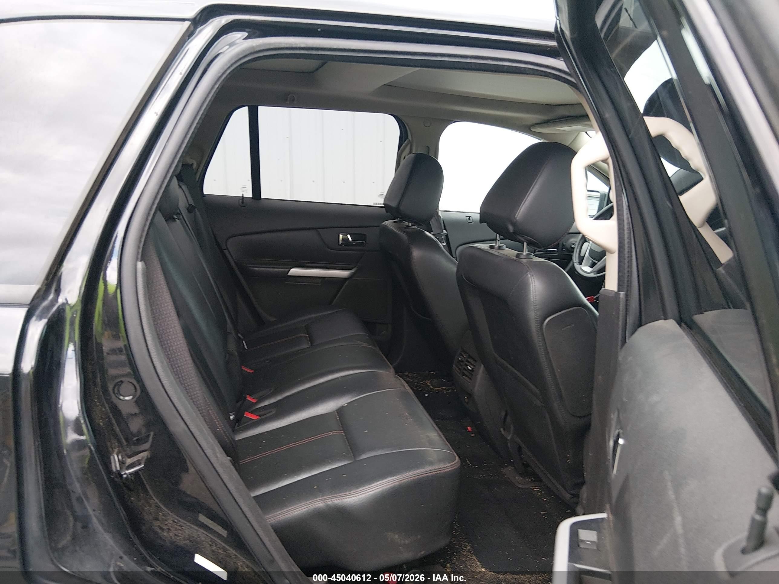 2014 Ford Edge Sel Черный vin: 2FMDK4JC3EBA14066