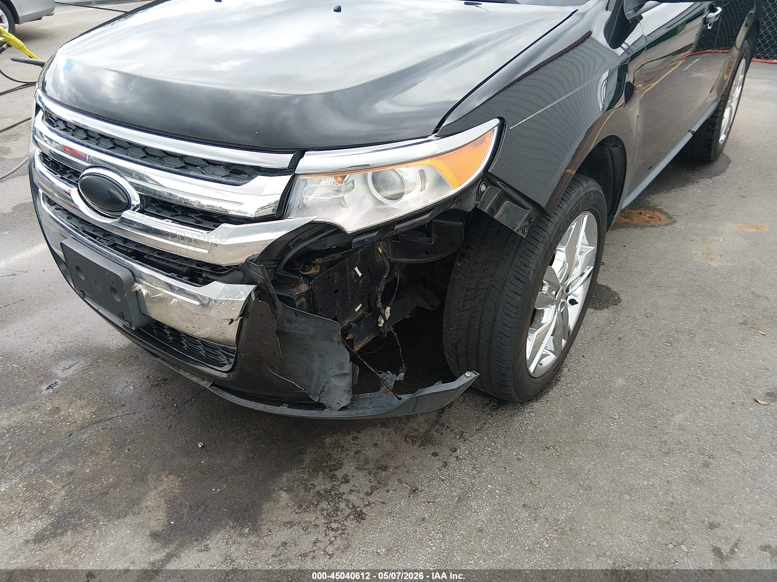 2014 Ford Edge Sel Черный vin: 2FMDK4JC3EBA14066