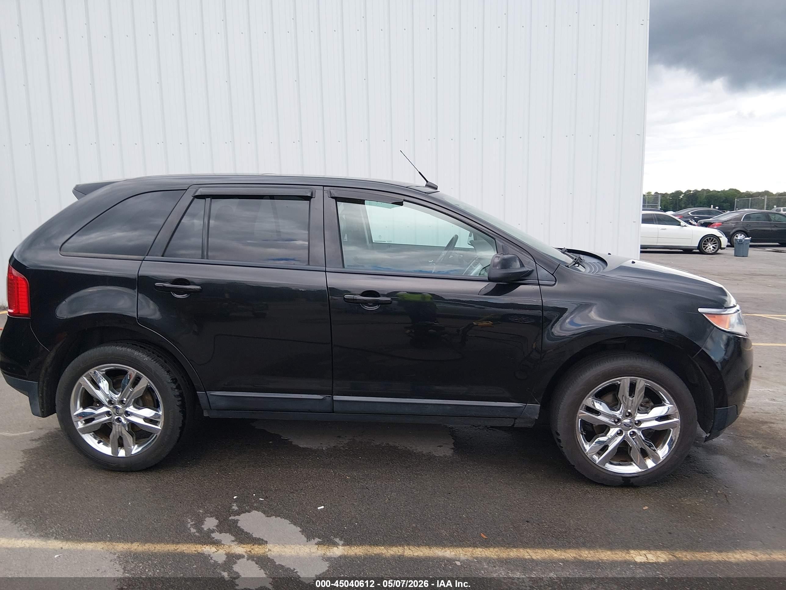 2014 Ford Edge Sel Черный vin: 2FMDK4JC3EBA14066