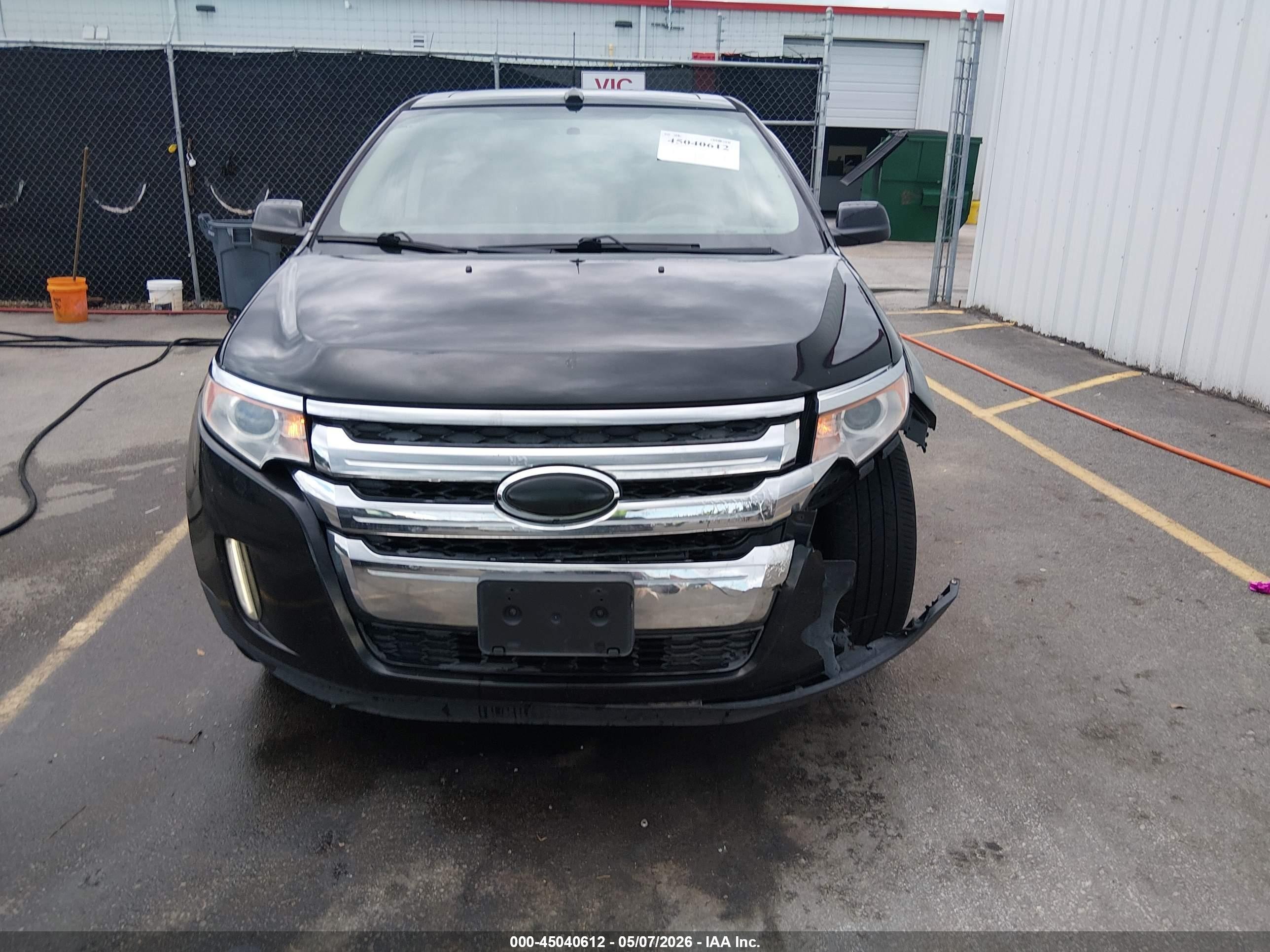 2014 Ford Edge Sel Черный vin: 2FMDK4JC3EBA14066