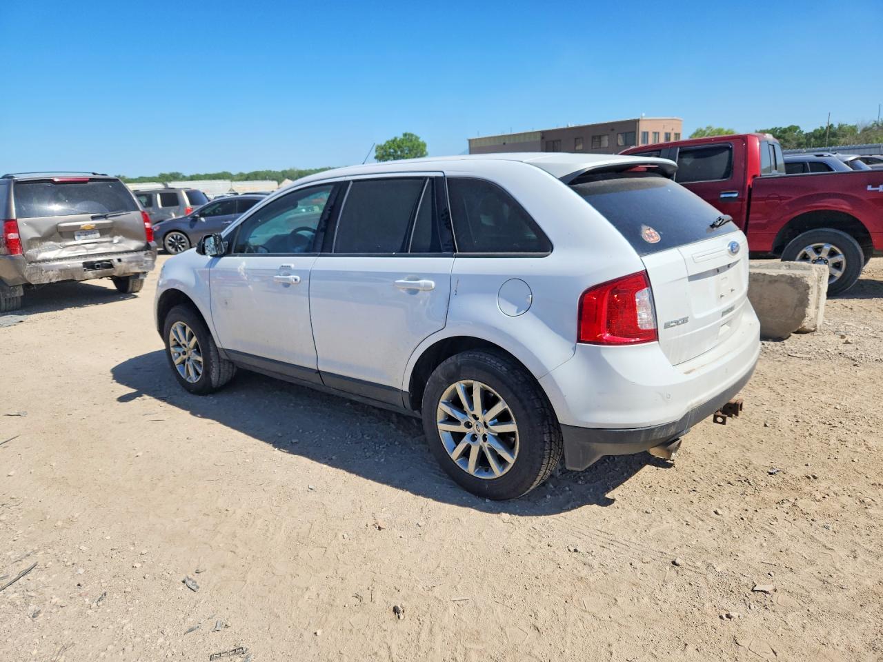 2014 Ford Edge Sel Белый vin: 2FMDK4JC3EBA33703