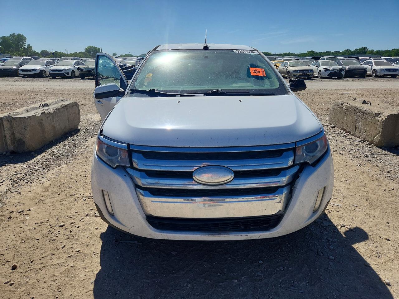 2014 Ford Edge Sel Белый vin: 2FMDK4JC3EBA33703