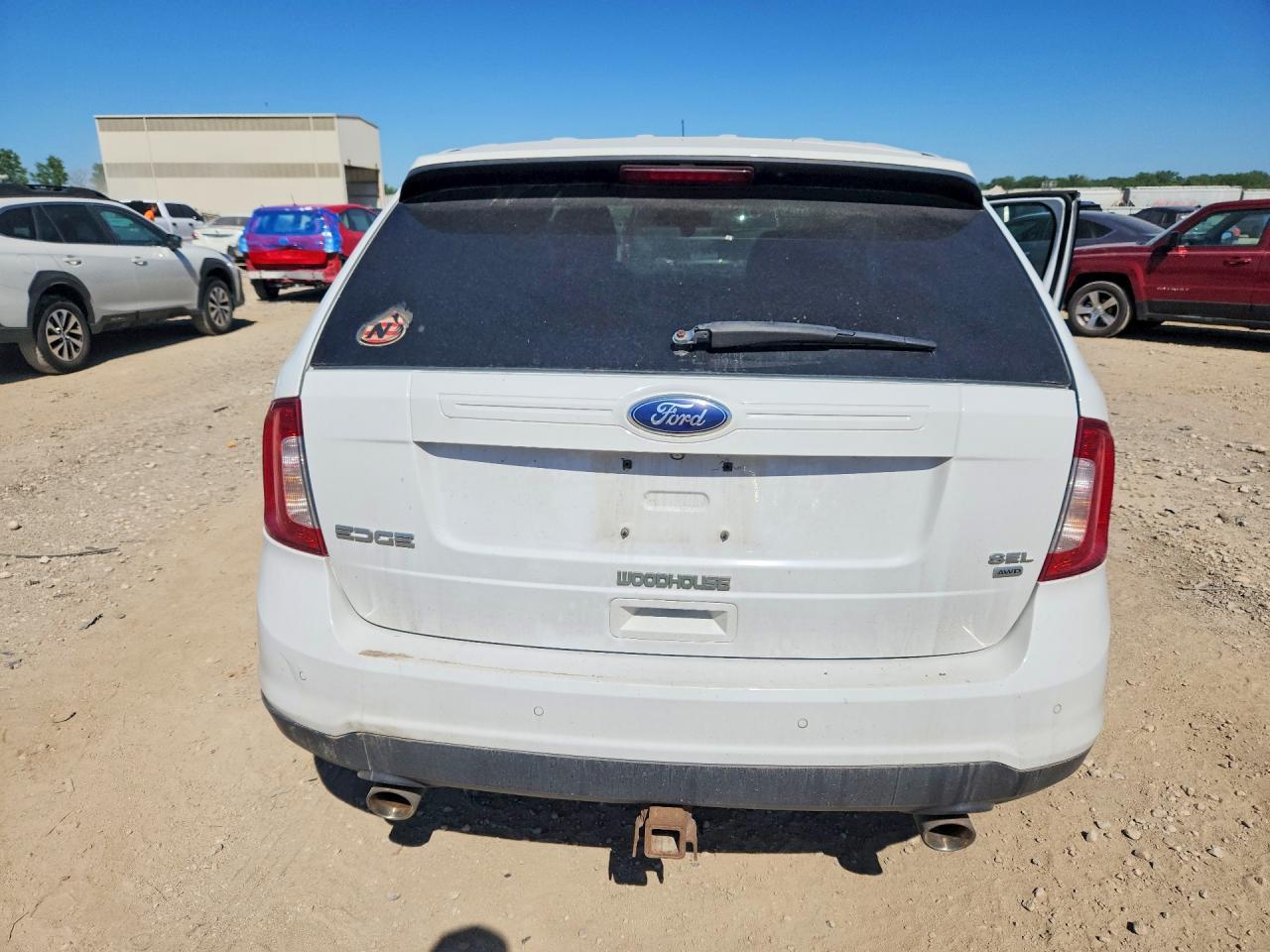 2014 Ford Edge Sel Белый vin: 2FMDK4JC3EBA33703