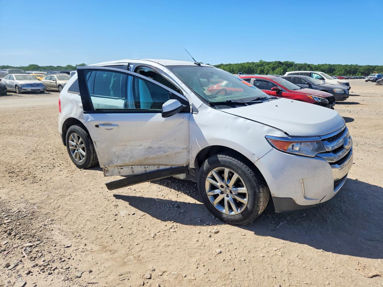 2014 Ford Edge Sel Белый vin: 2FMDK4JC3EBA33703