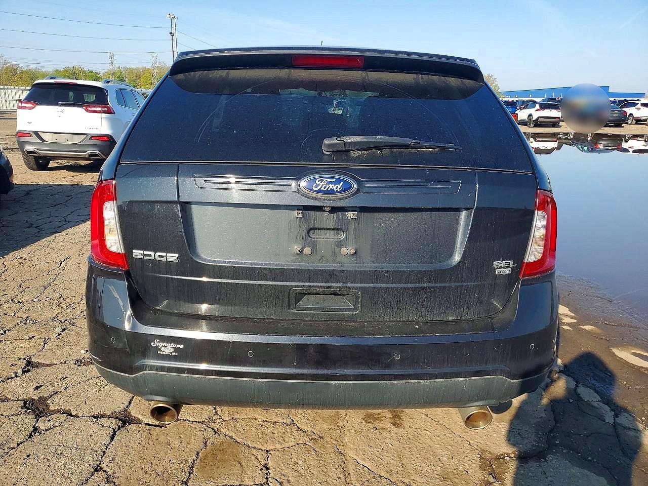 2014 Ford Edge Sel Black vin: 2FMDK4JC3EBA82545