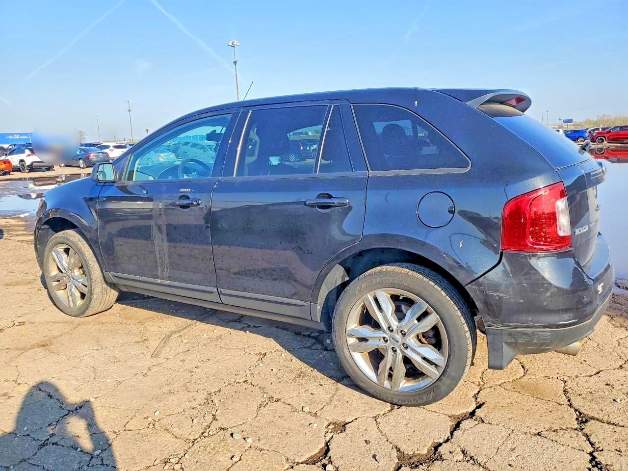 2014 Ford Edge Sel Black vin: 2FMDK4JC3EBA82545