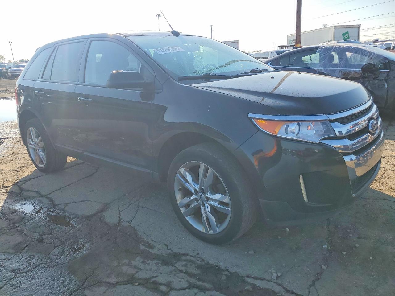 2014 Ford Edge Sel Black vin: 2FMDK4JC3EBA82545
