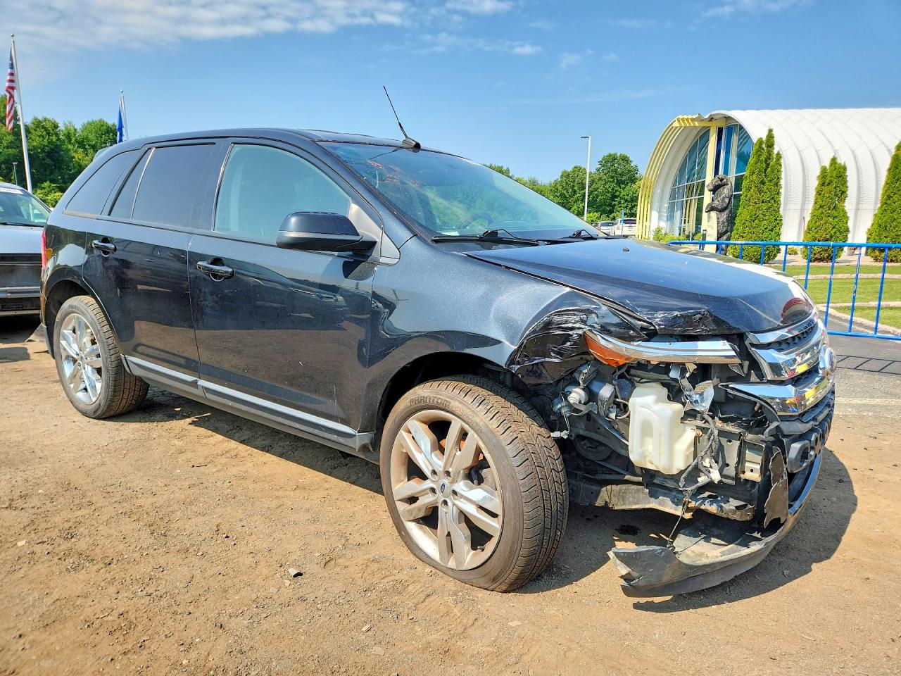 2014 Ford Edge Sel Черный vin: 2FMDK4JC3EBA93559