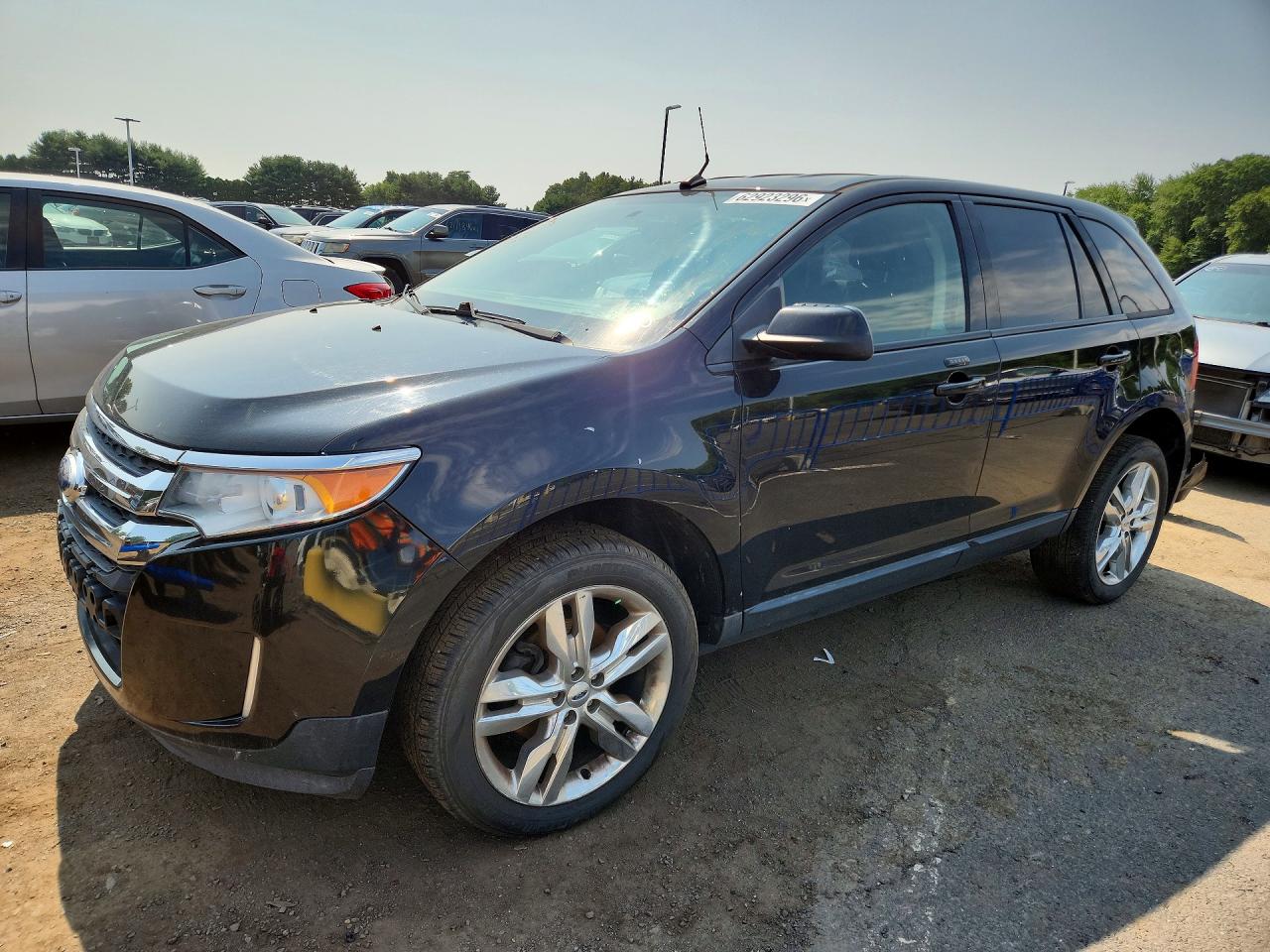 2014 Ford Edge Sel Black vin: 2FMDK4JC3EBA93559