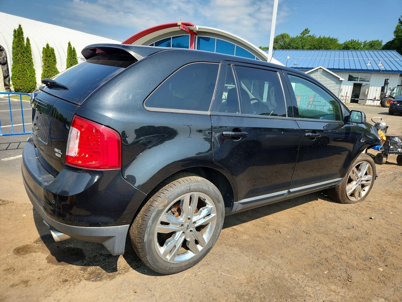 2014 Ford Edge Sel Черный vin: 2FMDK4JC3EBA93559