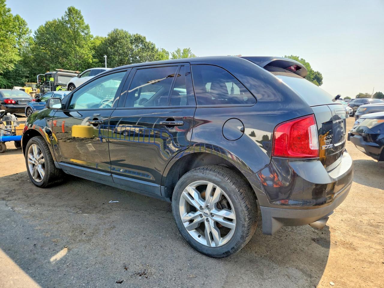 2014 Ford Edge Sel Черный vin: 2FMDK4JC3EBA93559