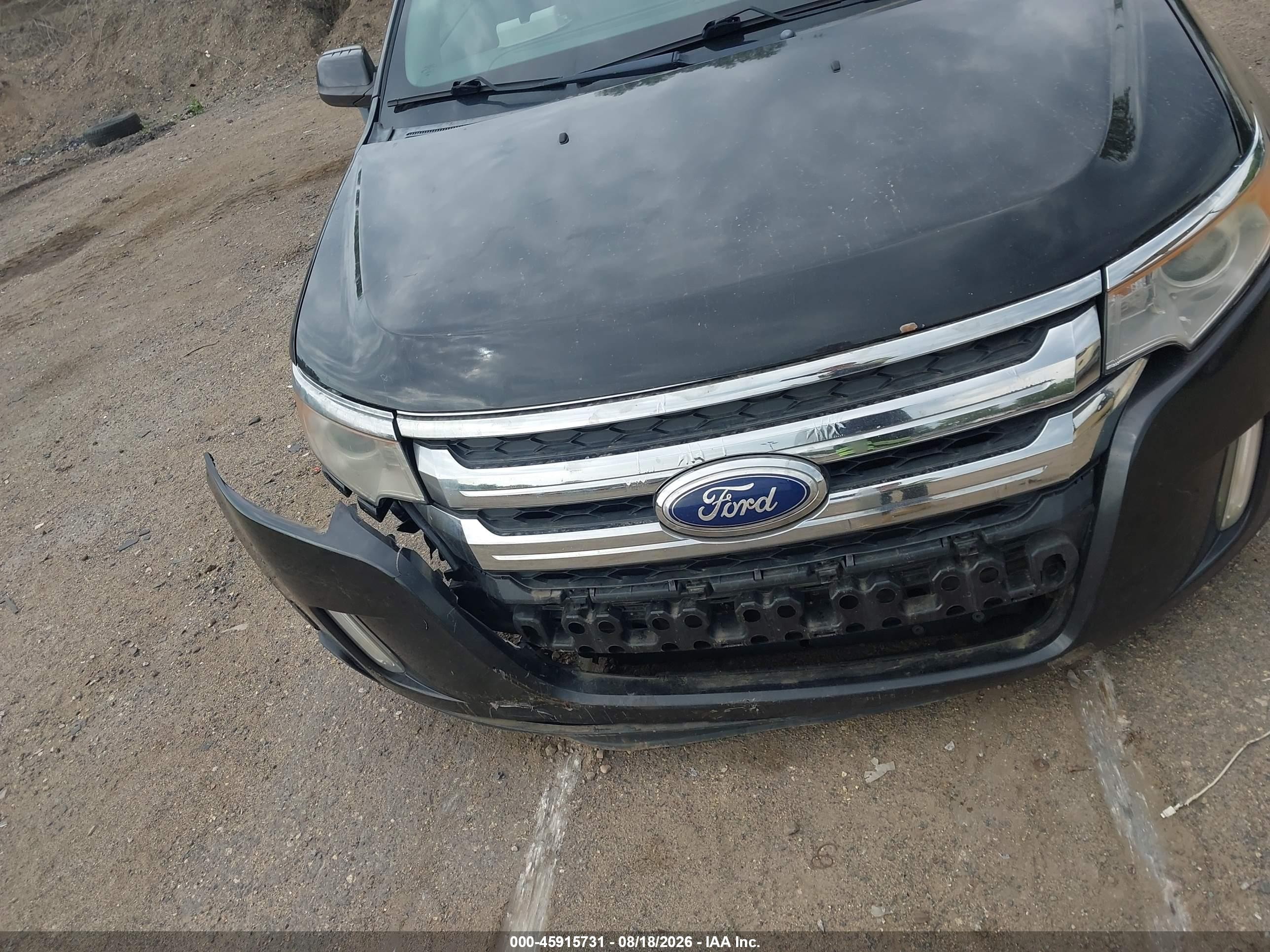 2014 Ford Edge Sel Black vin: 2FMDK4JC3EBB06469