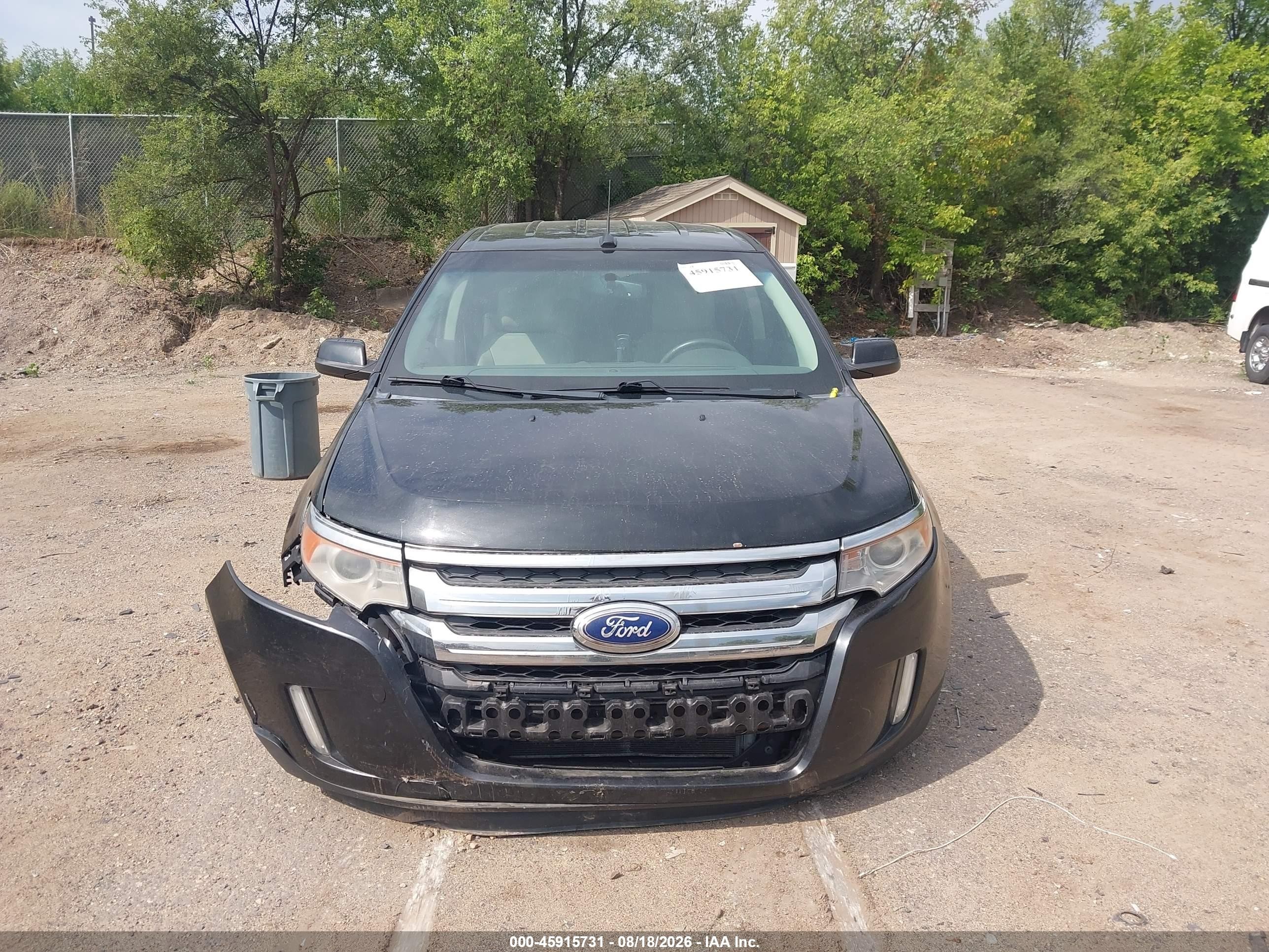 2014 Ford Edge Sel Black vin: 2FMDK4JC3EBB06469