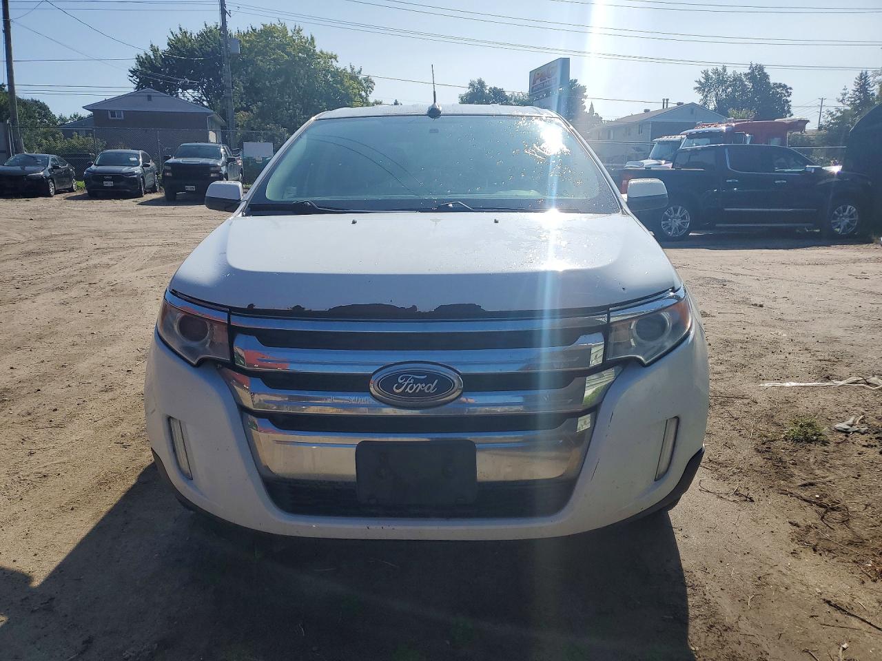 2014 Ford Edge Sel White vin: 2FMDK4JC3EBB08254