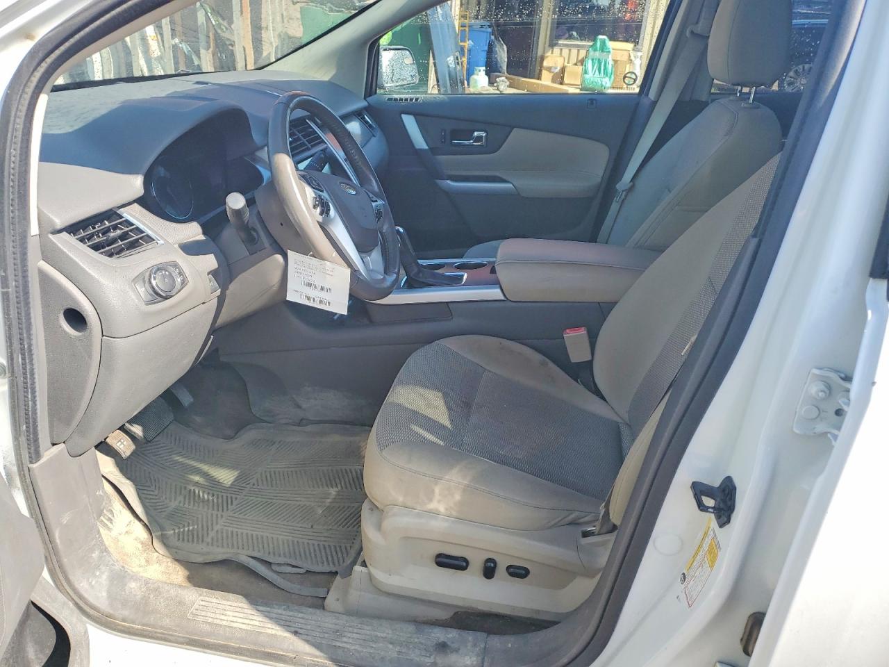2014 Ford Edge Sel White vin: 2FMDK4JC3EBB08254